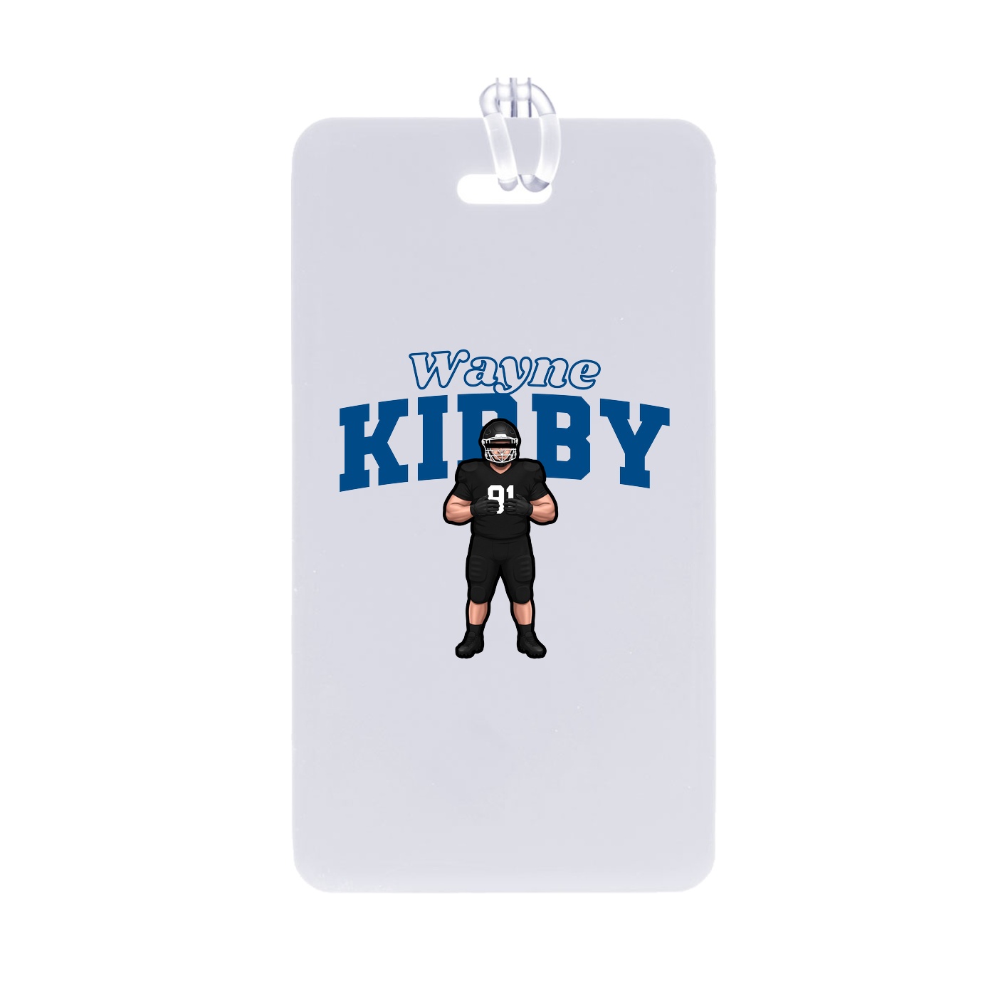 Bag Tag — Name Arch in Classic