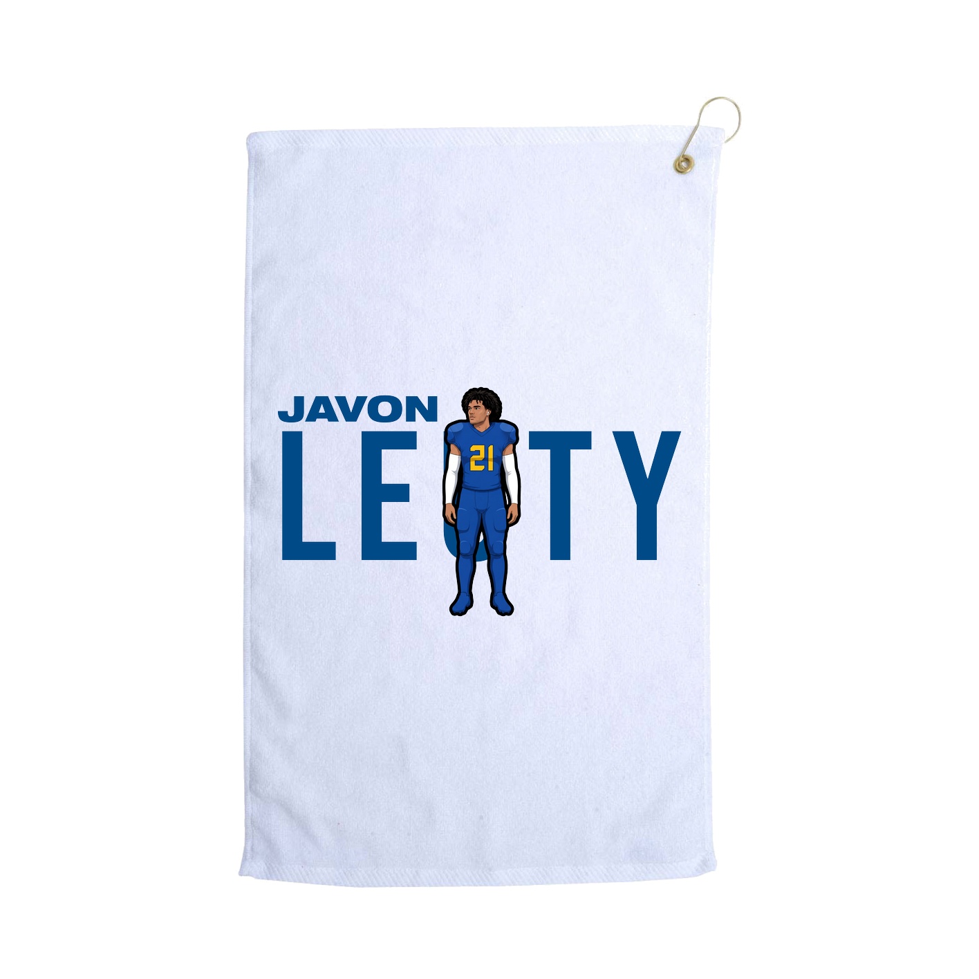 Golf Towel — Player Name in White