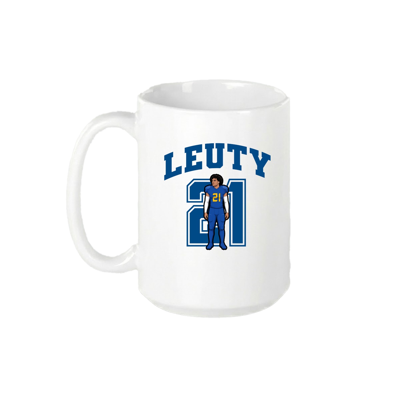 15oz Coffee Mug — Number in White