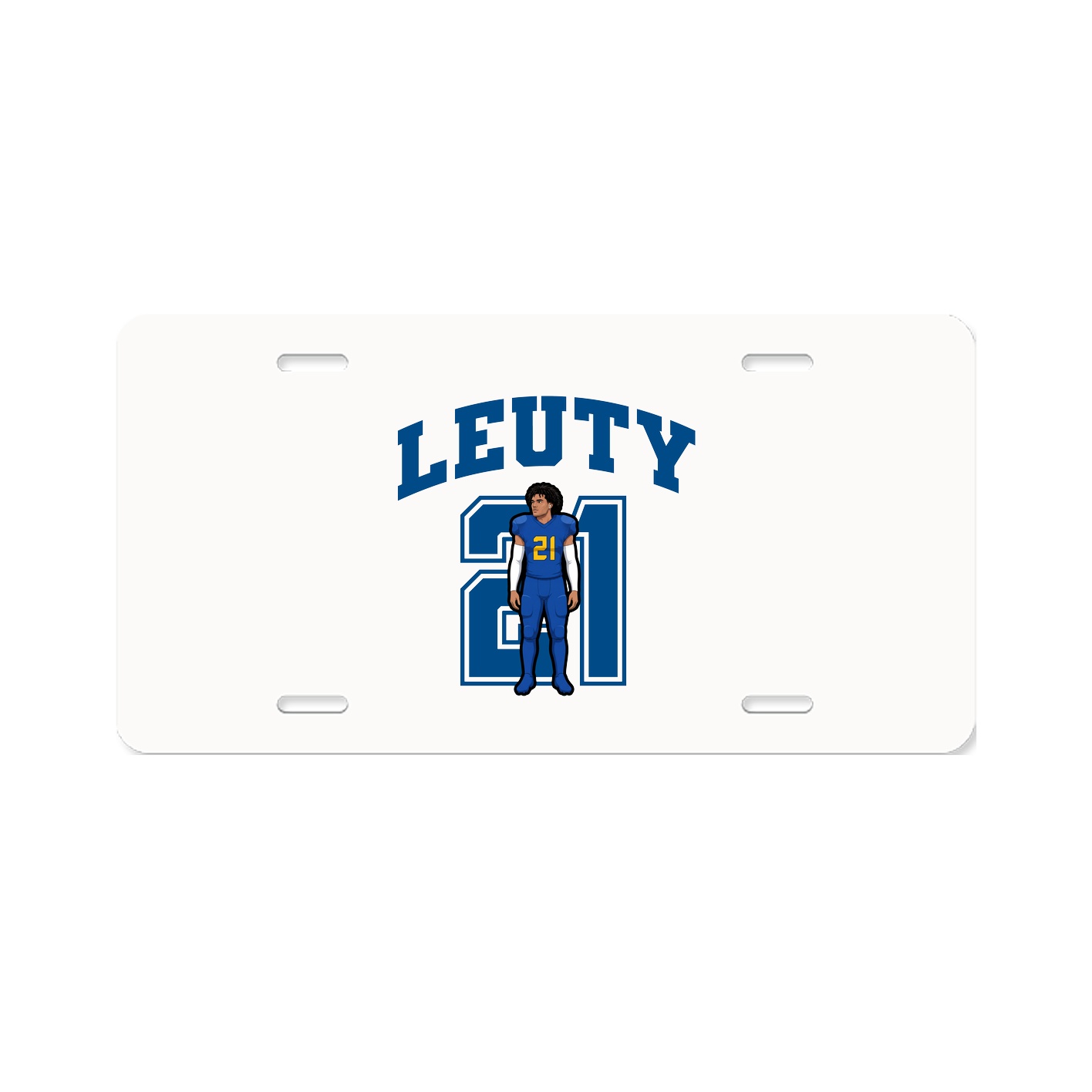 License Plate — Number in Classic