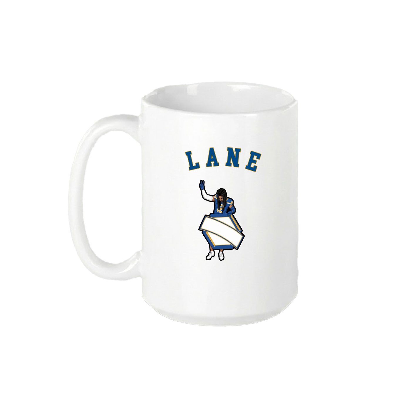 15oz Coffee Mug — Shirsey Arch in White