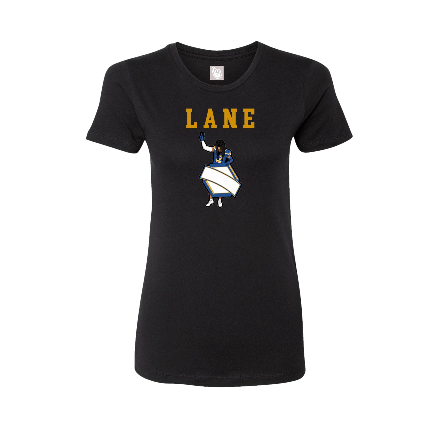 Fitted Women's Tee — Shirsey in Black
