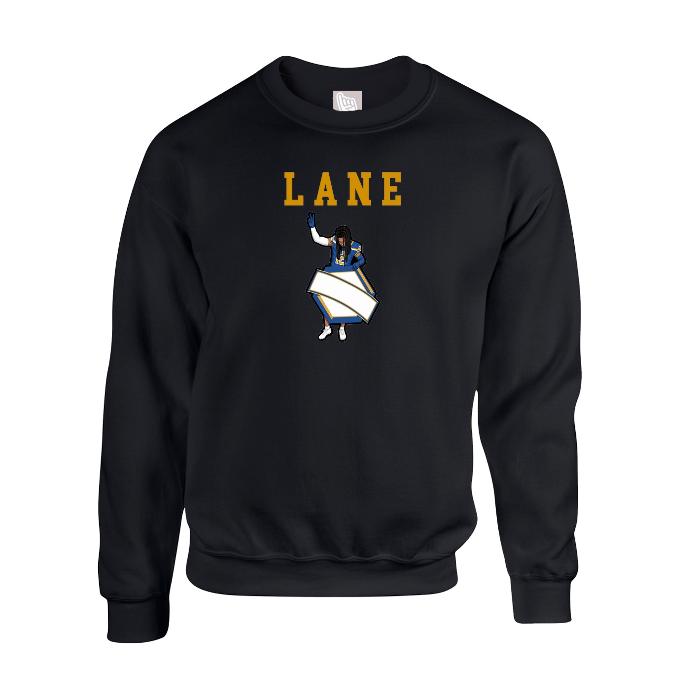 Fleece Crew — Shirsey in Black