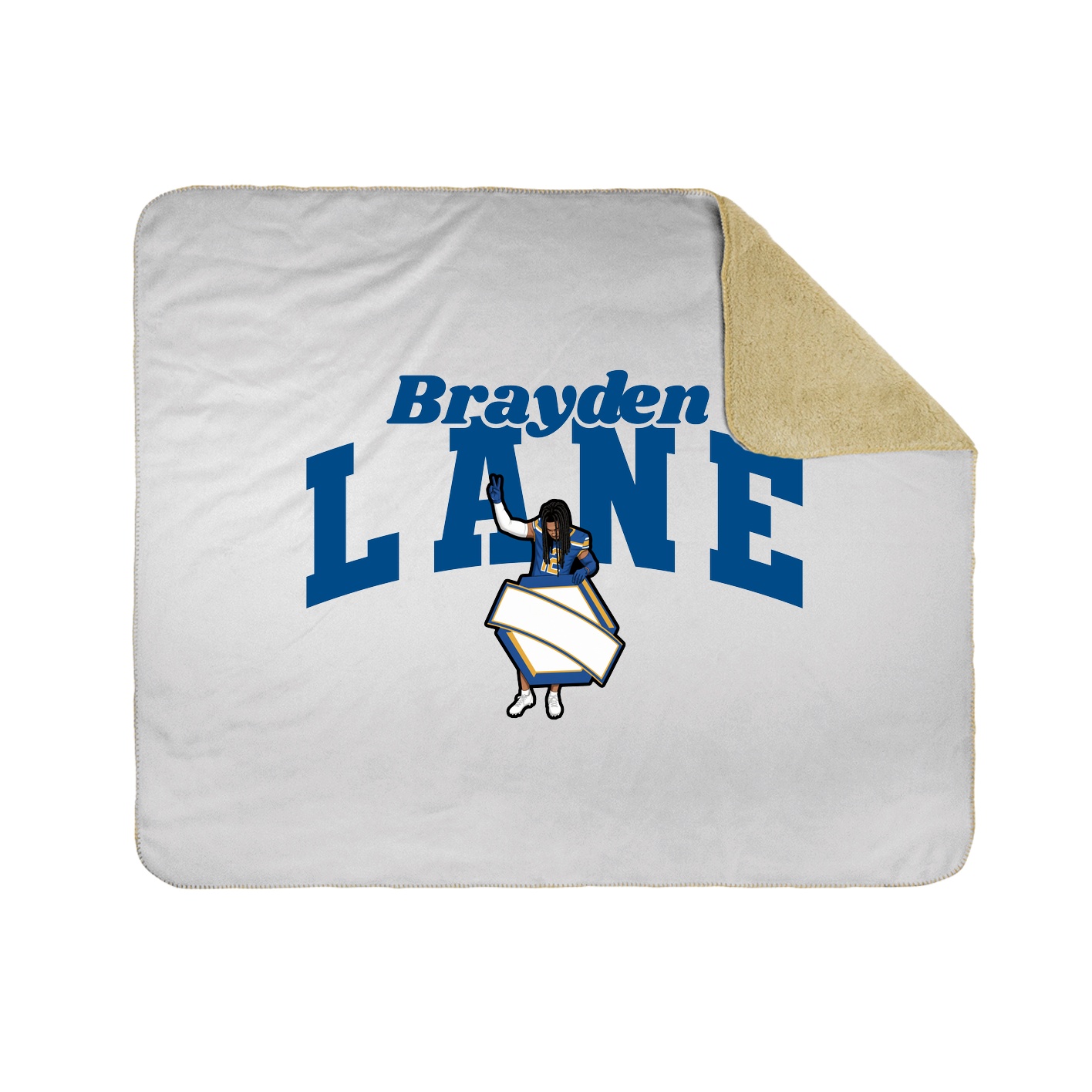 Throw Blanket — Signature Arch in White