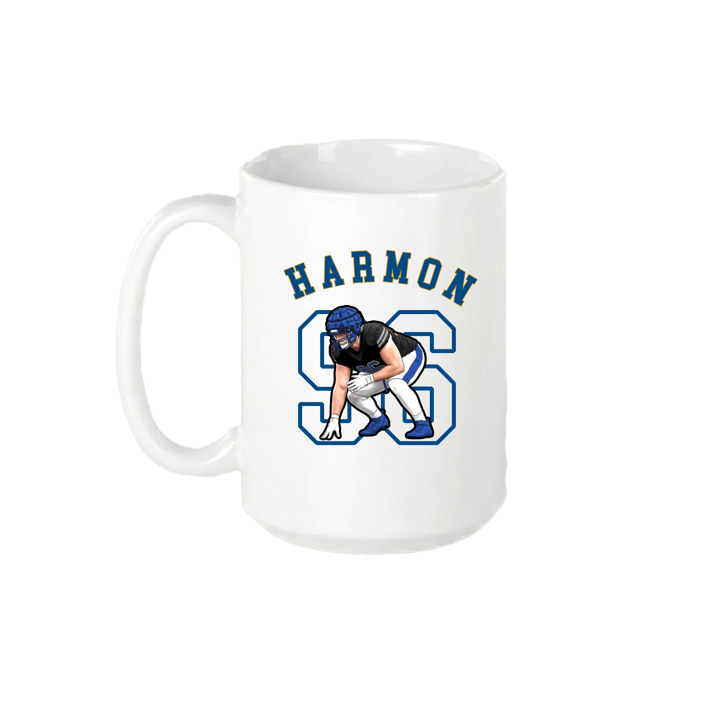 15oz Coffee Mug — Shirsey Arch in White