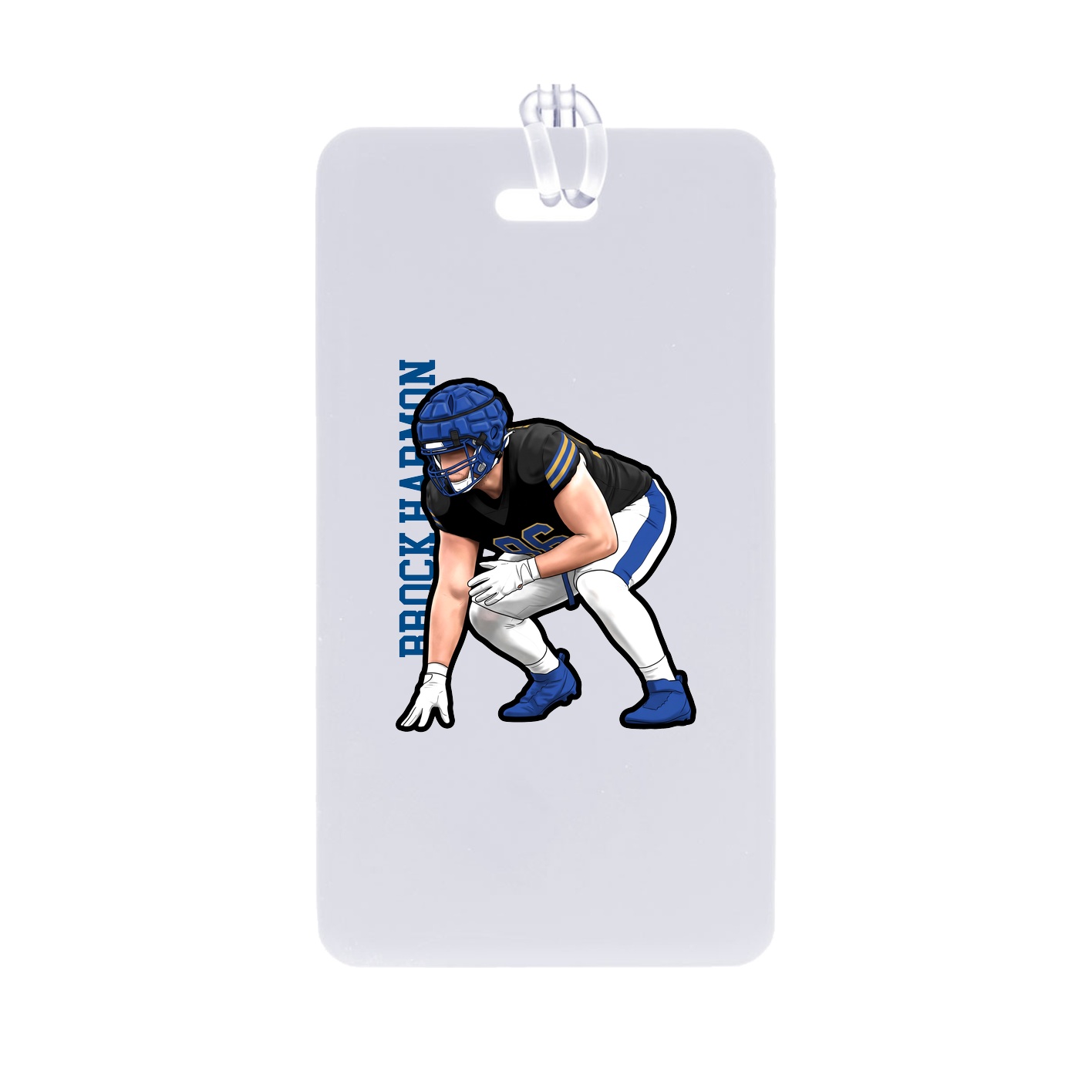 Bag Tag — Name Vertical in Classic