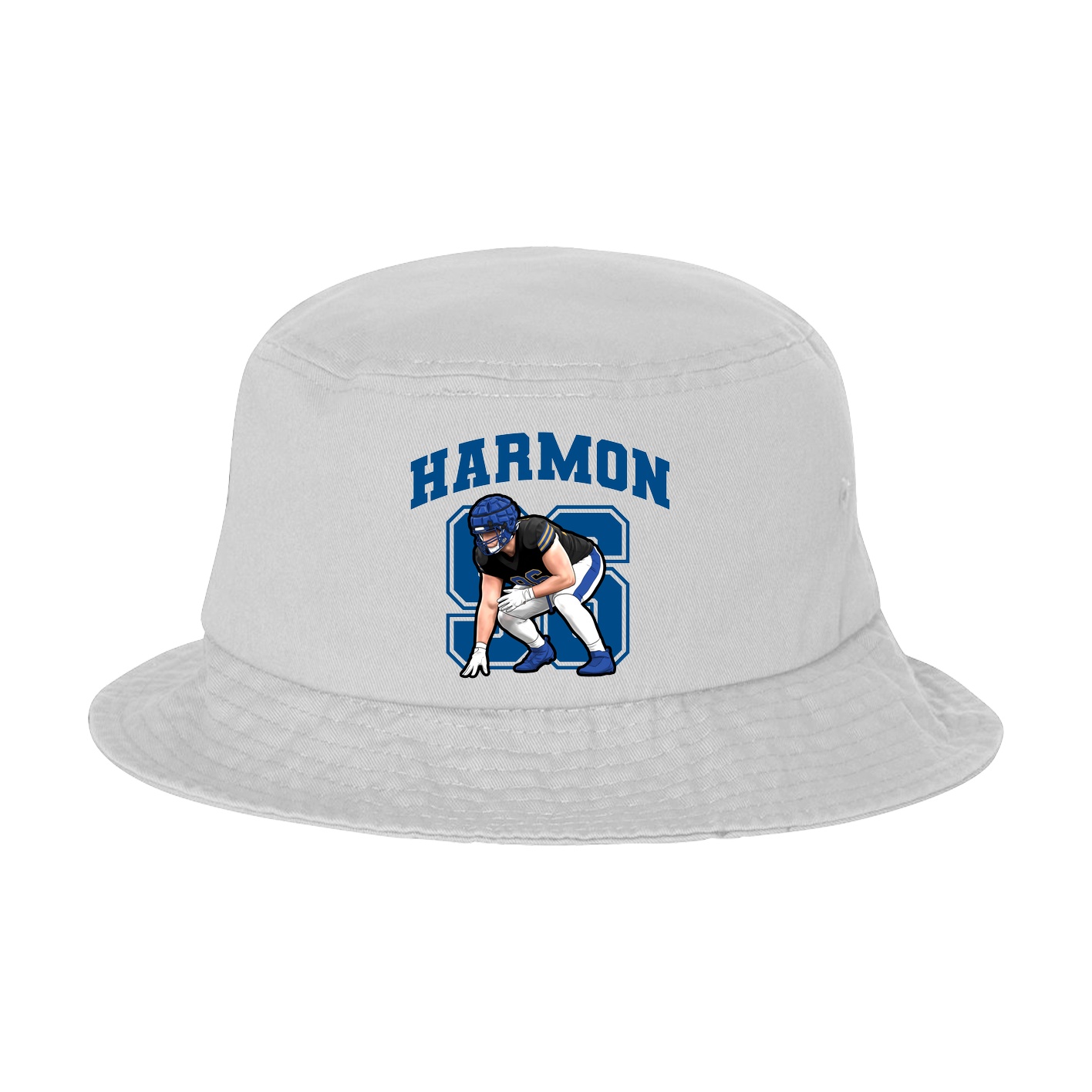 Bucket Cap — Number in White