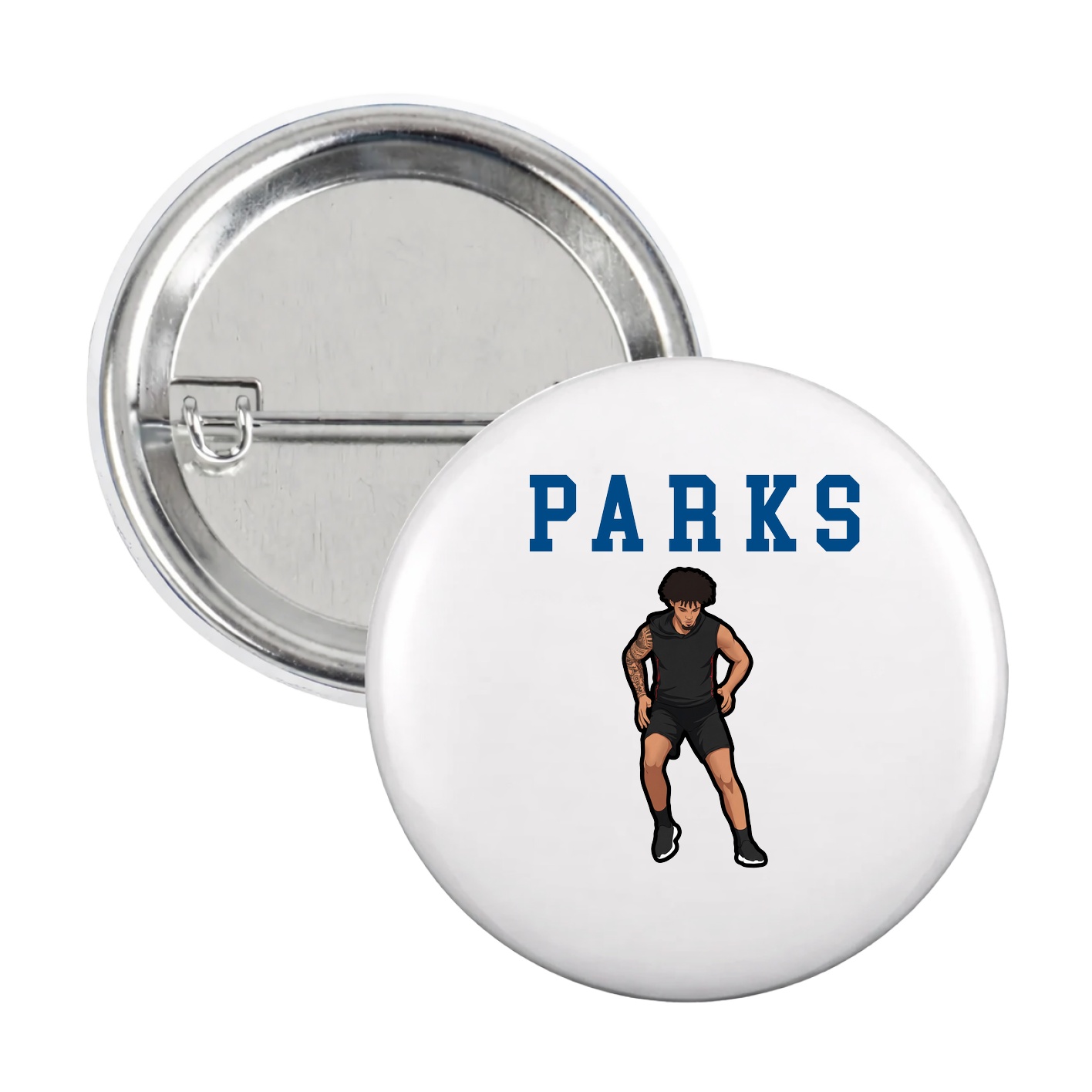 Game Day Button — Shirsey in White