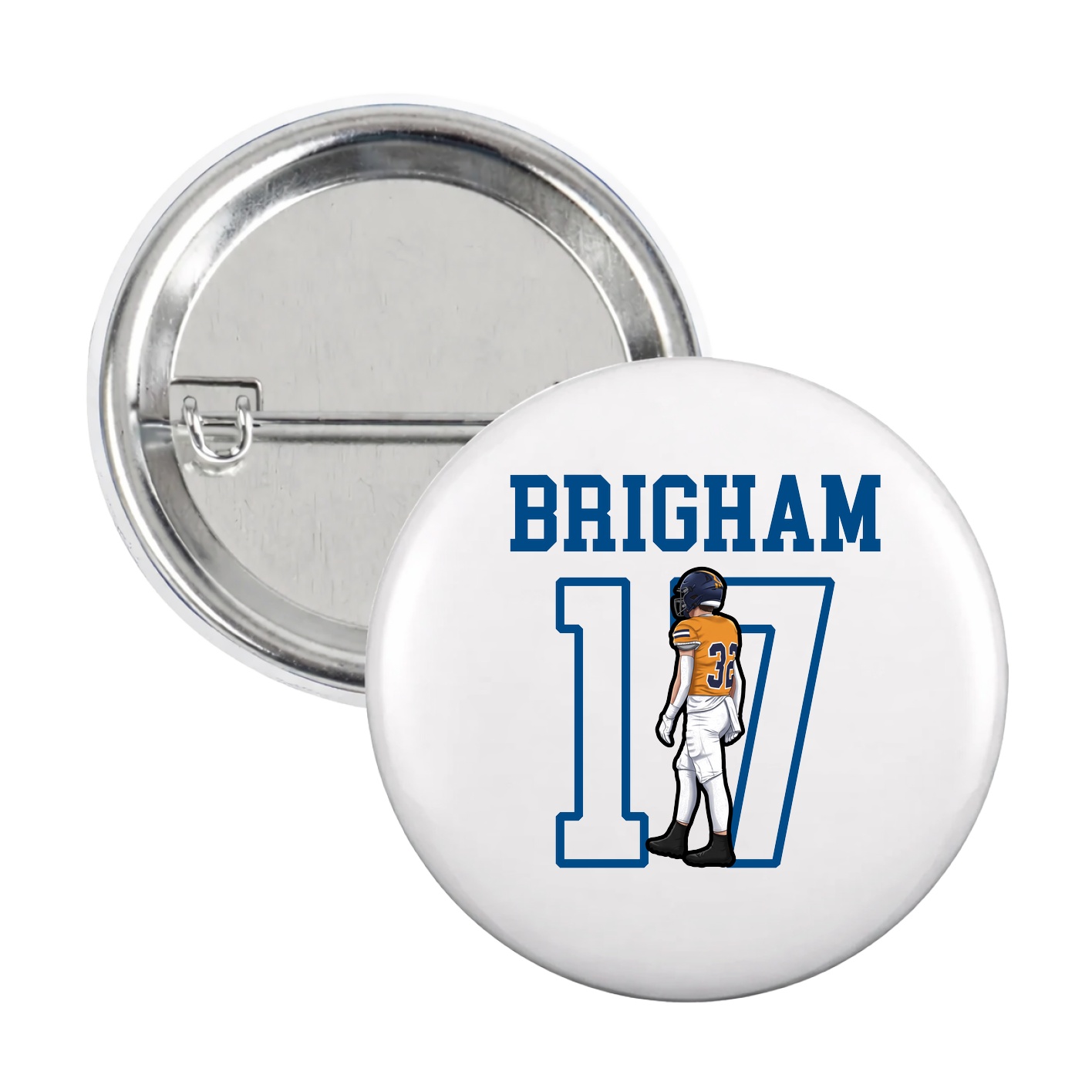 Game Day Button — Shirsey in White
