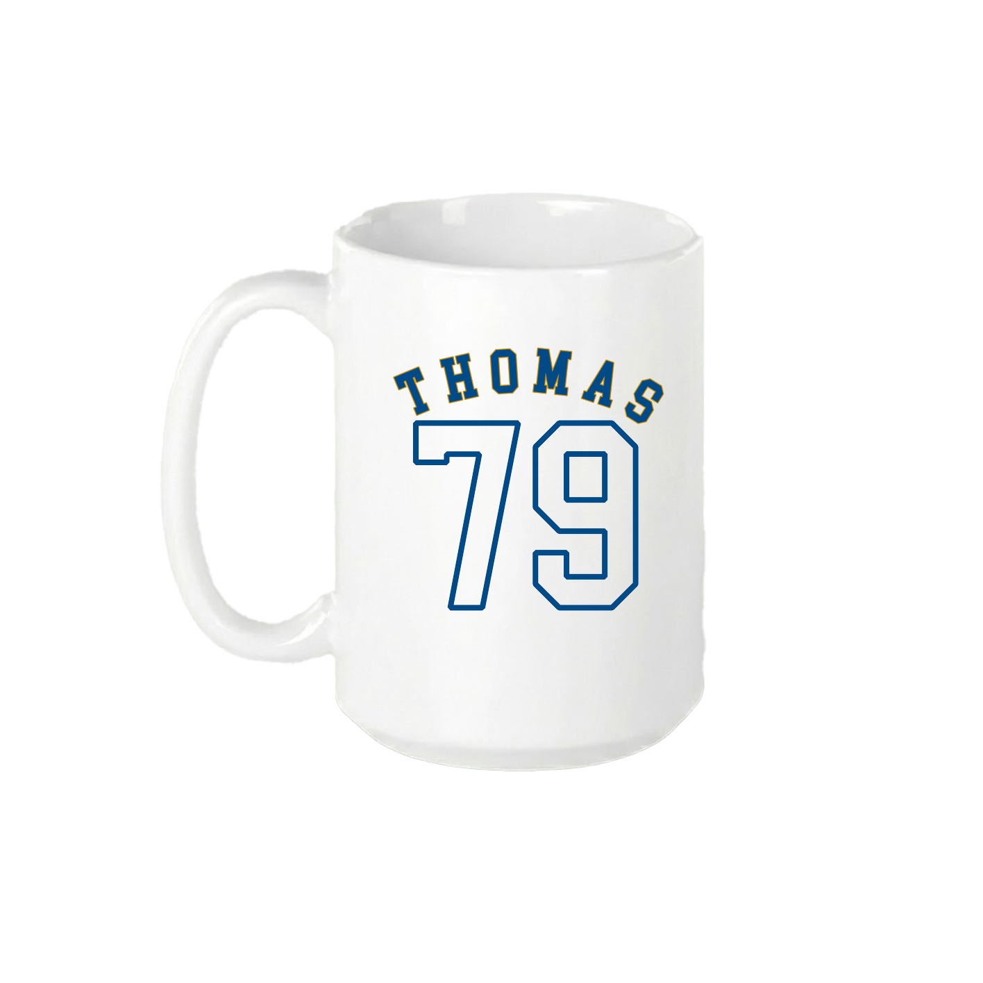 15oz Coffee Mug — Shirsey Arch in White