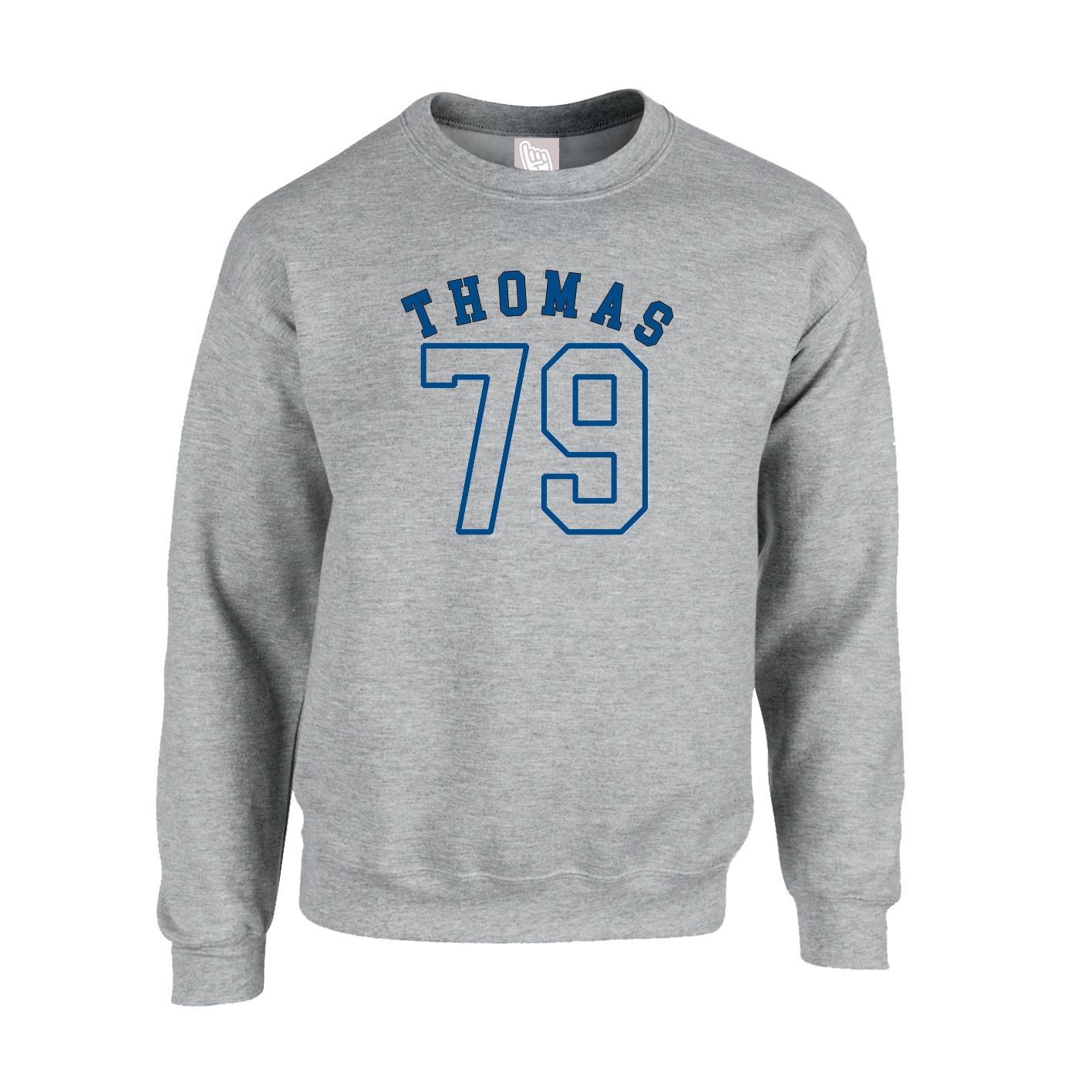 Fleece Crew — Shirsey Arch in Grey