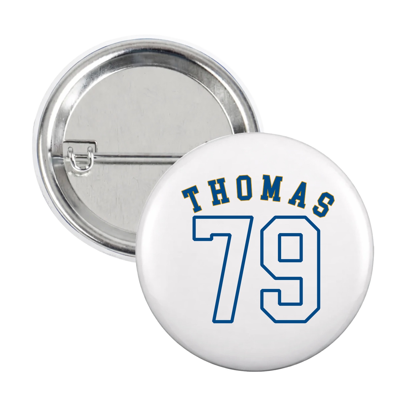 Game Day Button — Shirsey Arch in White