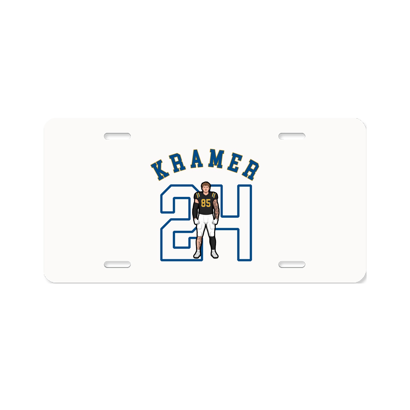 Aluminum License Plate