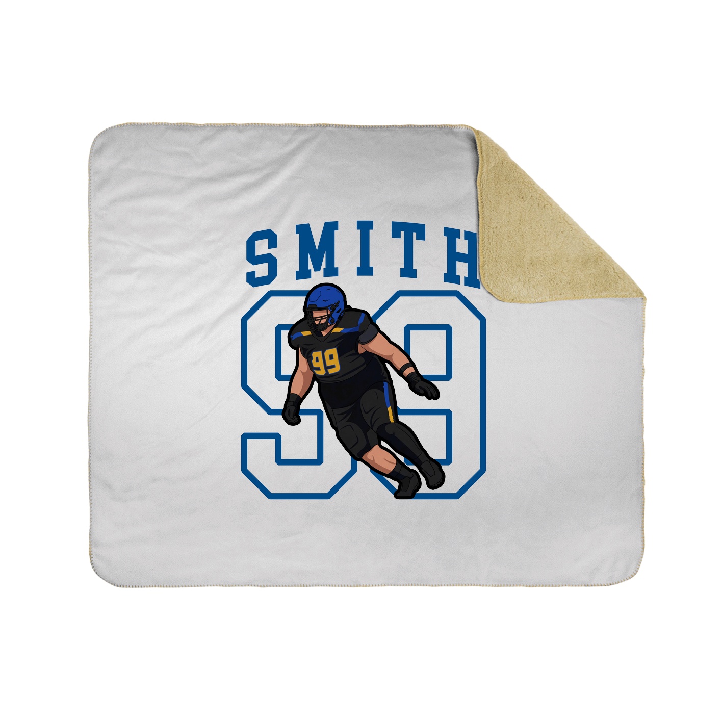 50x60 Sherpa Lined Throw Blanket