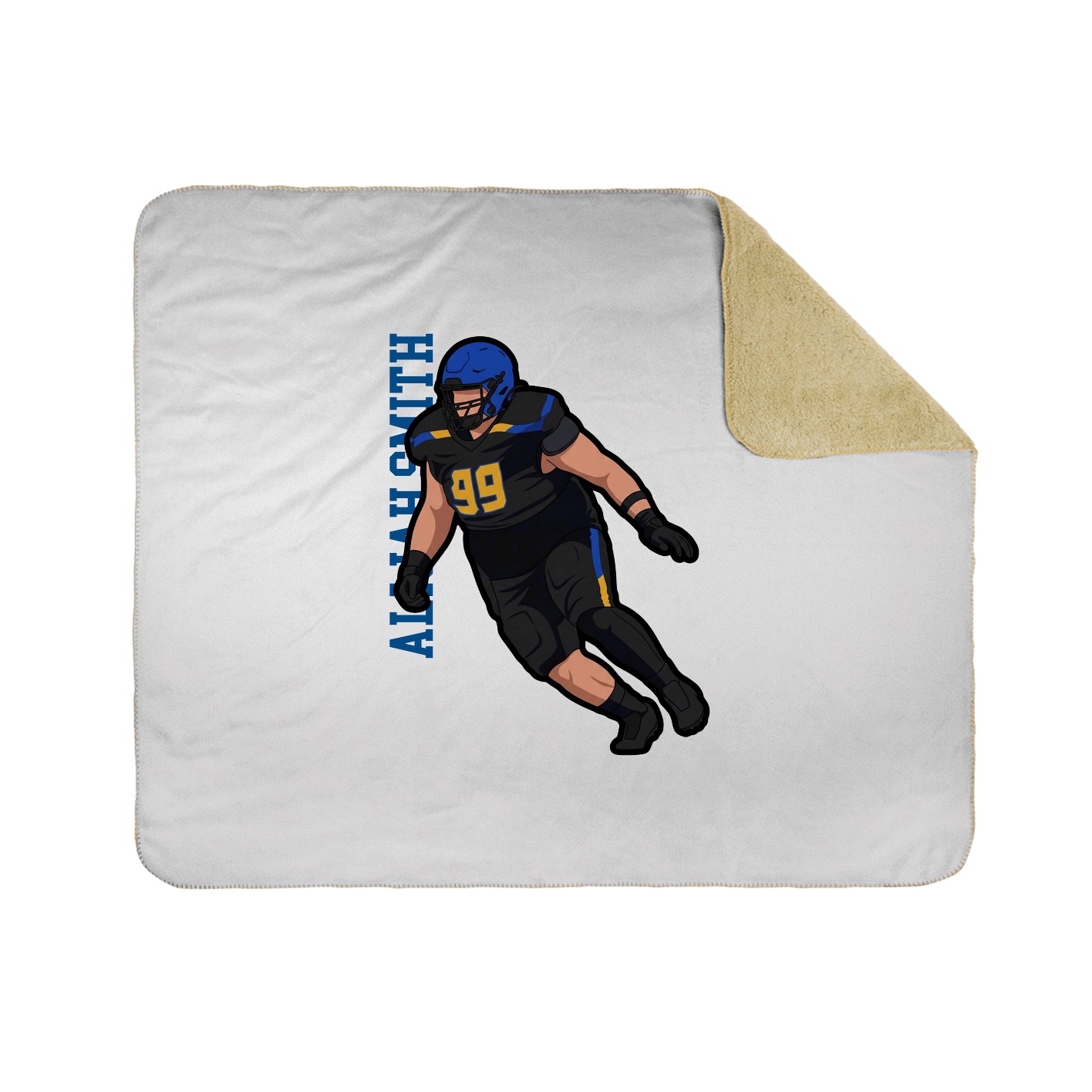 50x60 Sherpa Lined Throw Blanket