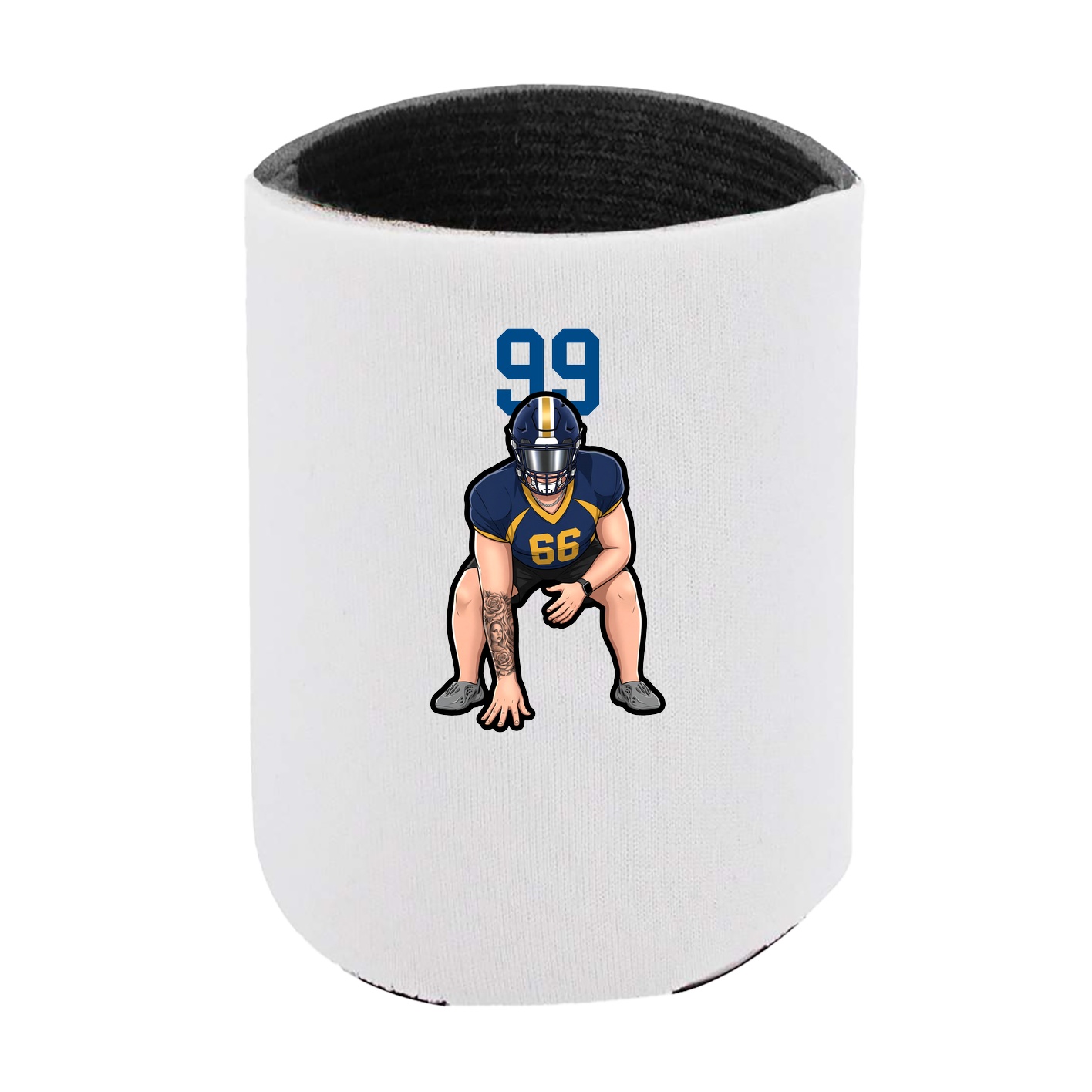 Can Holder — Number Top in White