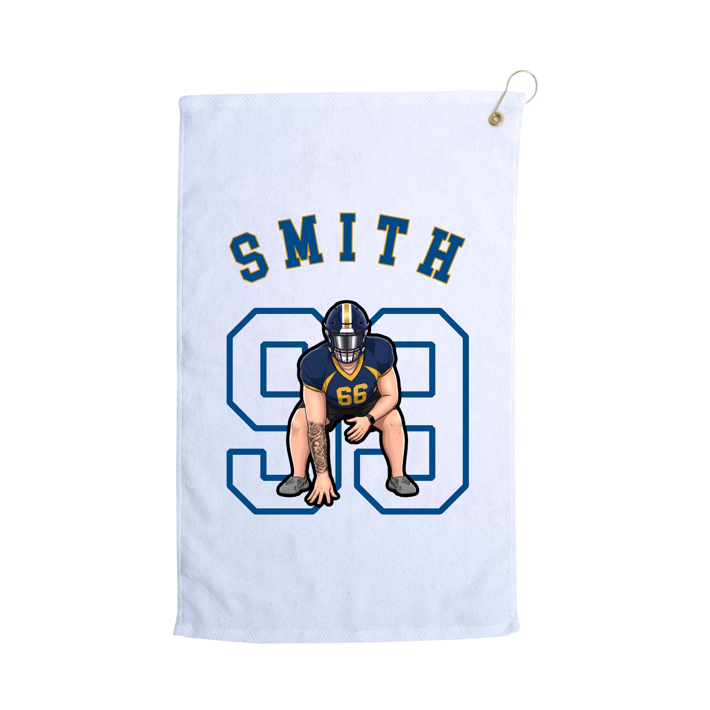 Golf Towel — Shirsey Arch in White