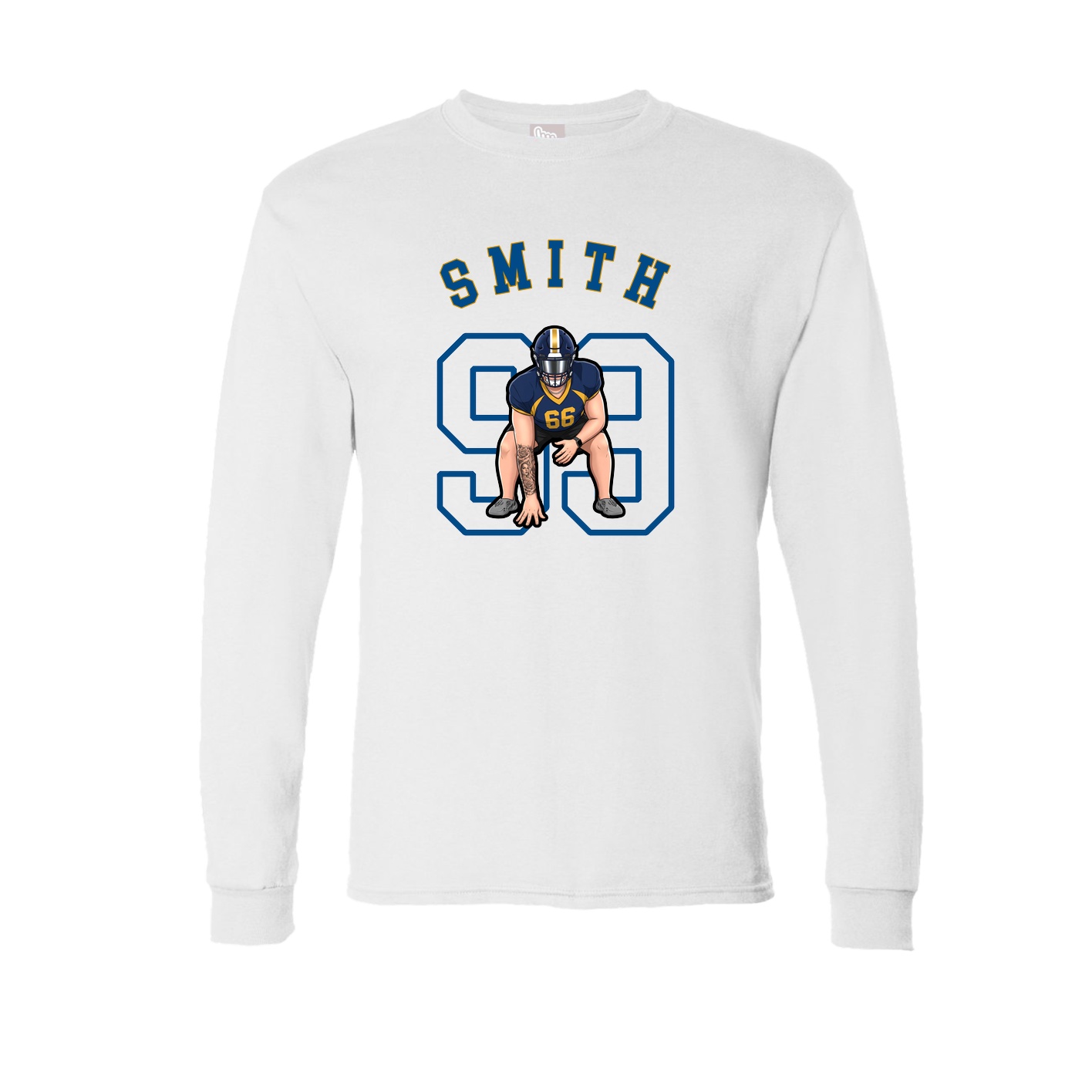 Long Sleeve Tee — Shirsey Arch in White