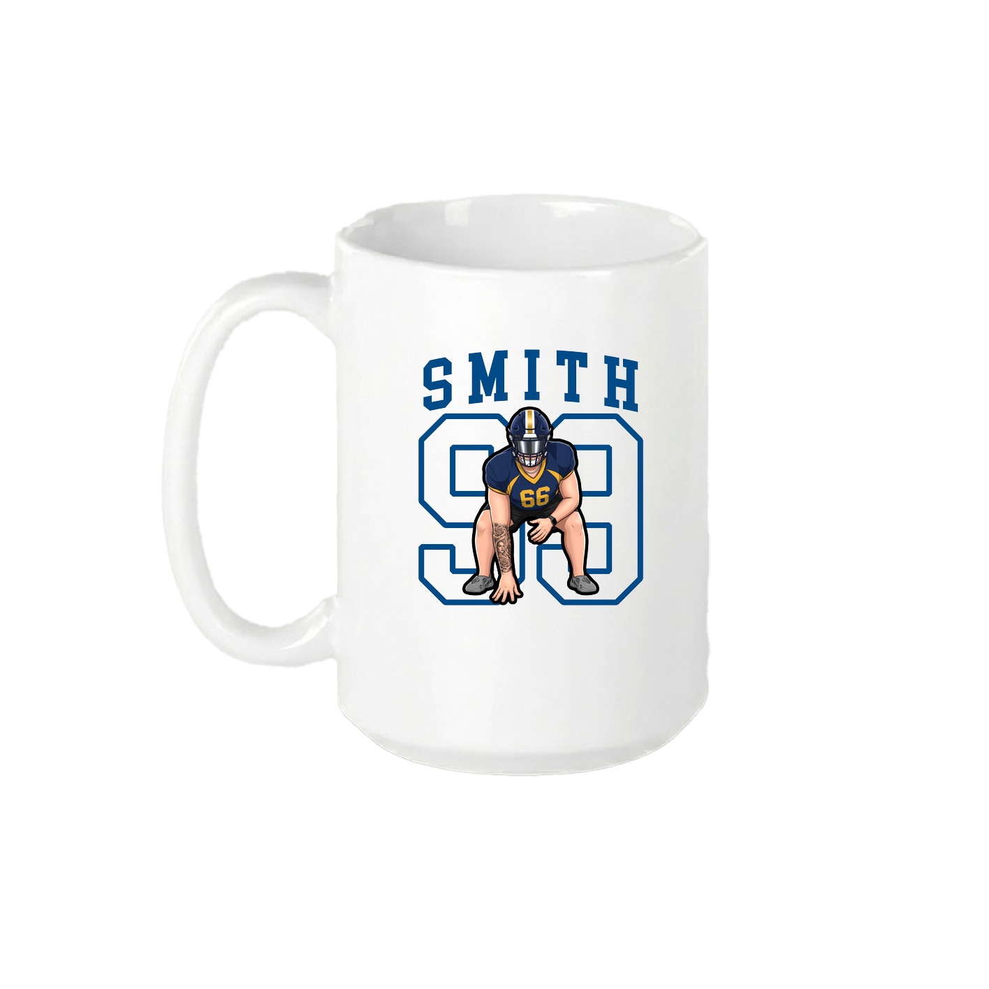 15oz Coffee Mug — Shirsey in White
