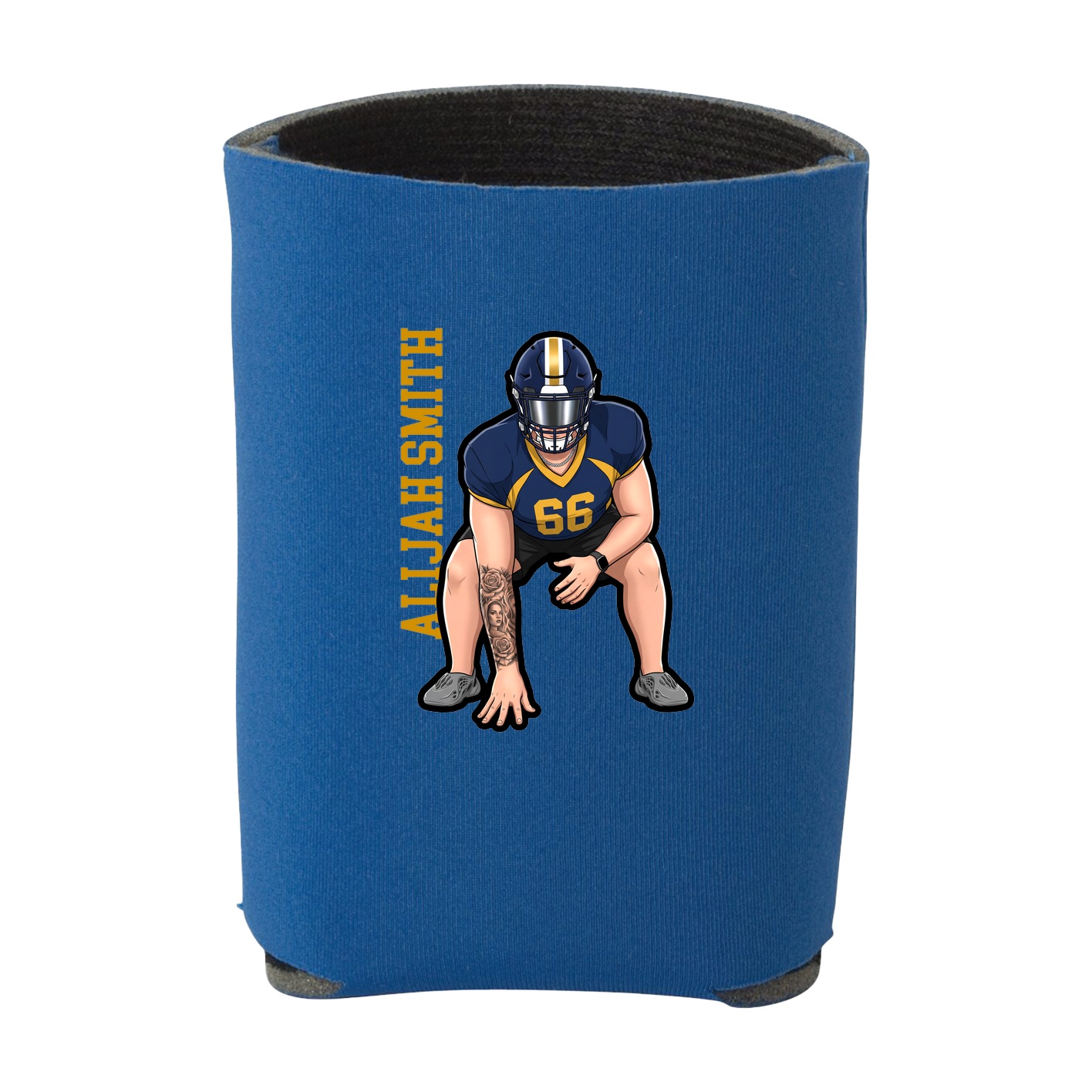 Can Holder — Name Vertical in Royal