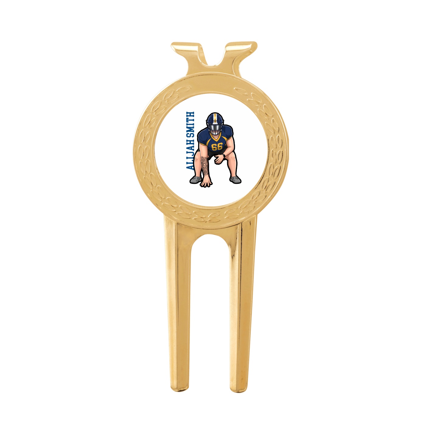 Divot Tool with Ball Marker — Name Vertical in Classic