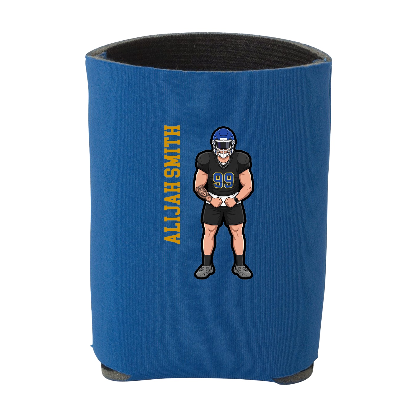 Can Holder — Name Vertical in Royal