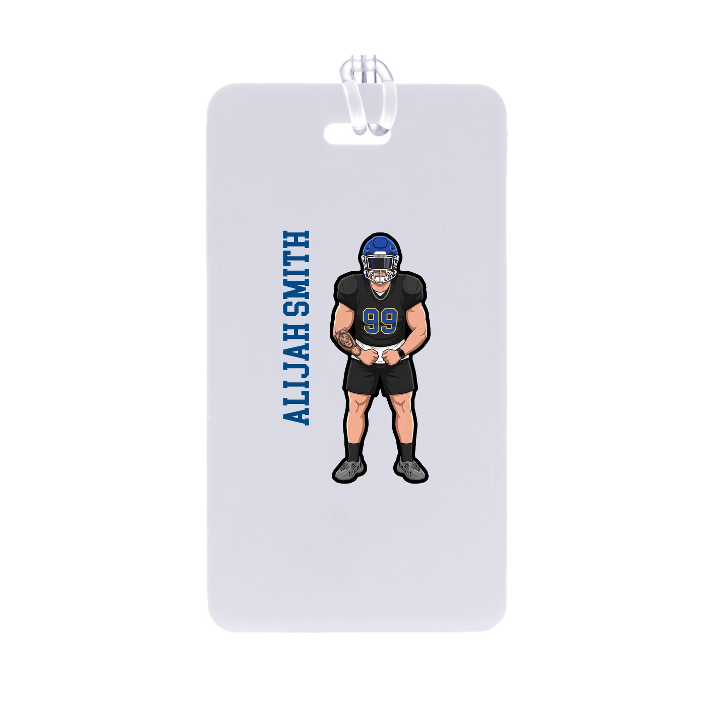 Bag Tag — Name Vertical in Classic