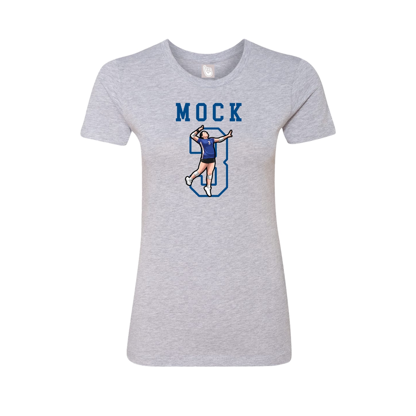 Fitted Women's Tee — Shirsey in Grey