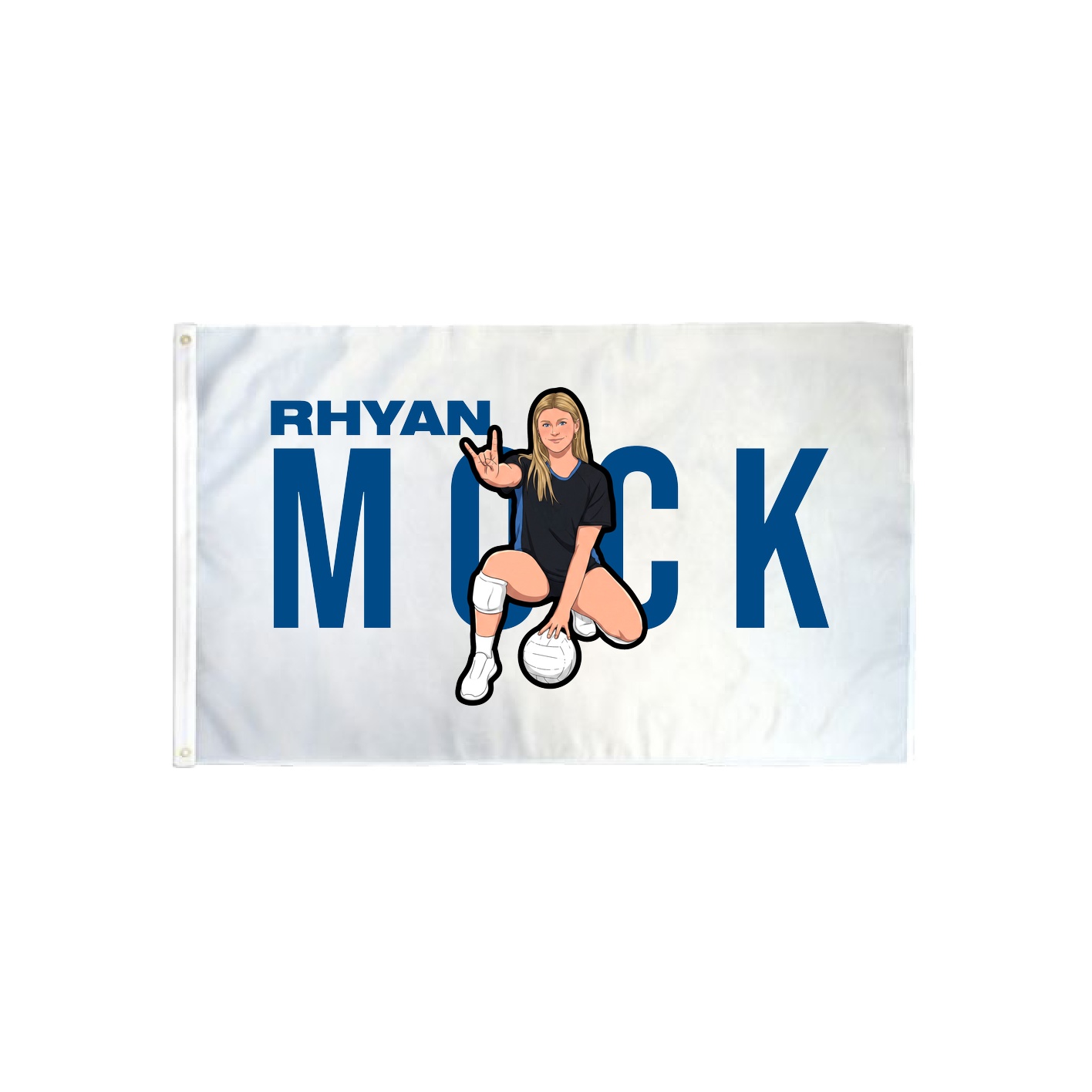 3x5 Flag — Player Name in Classic