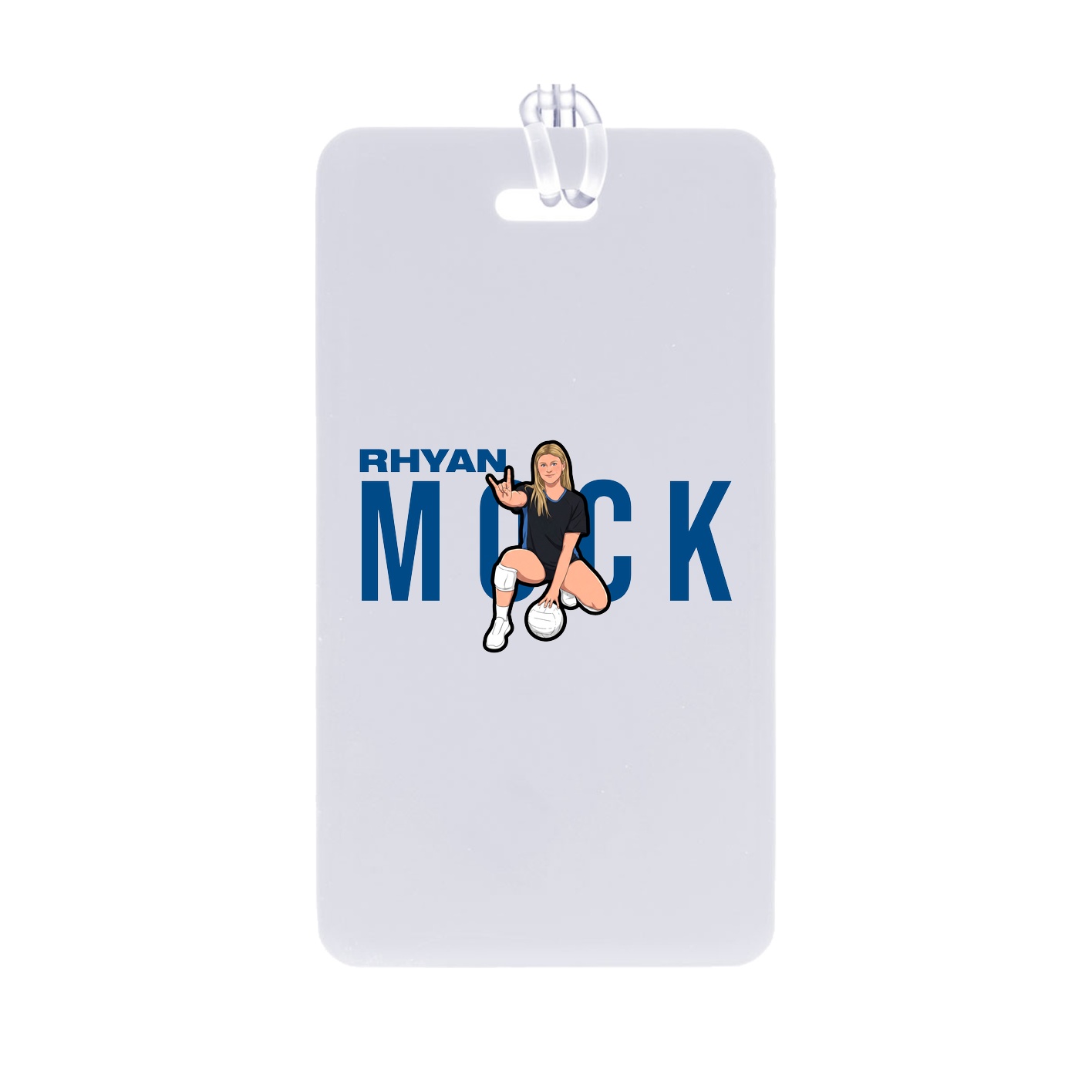 Bag Tag — Player Name in Classic