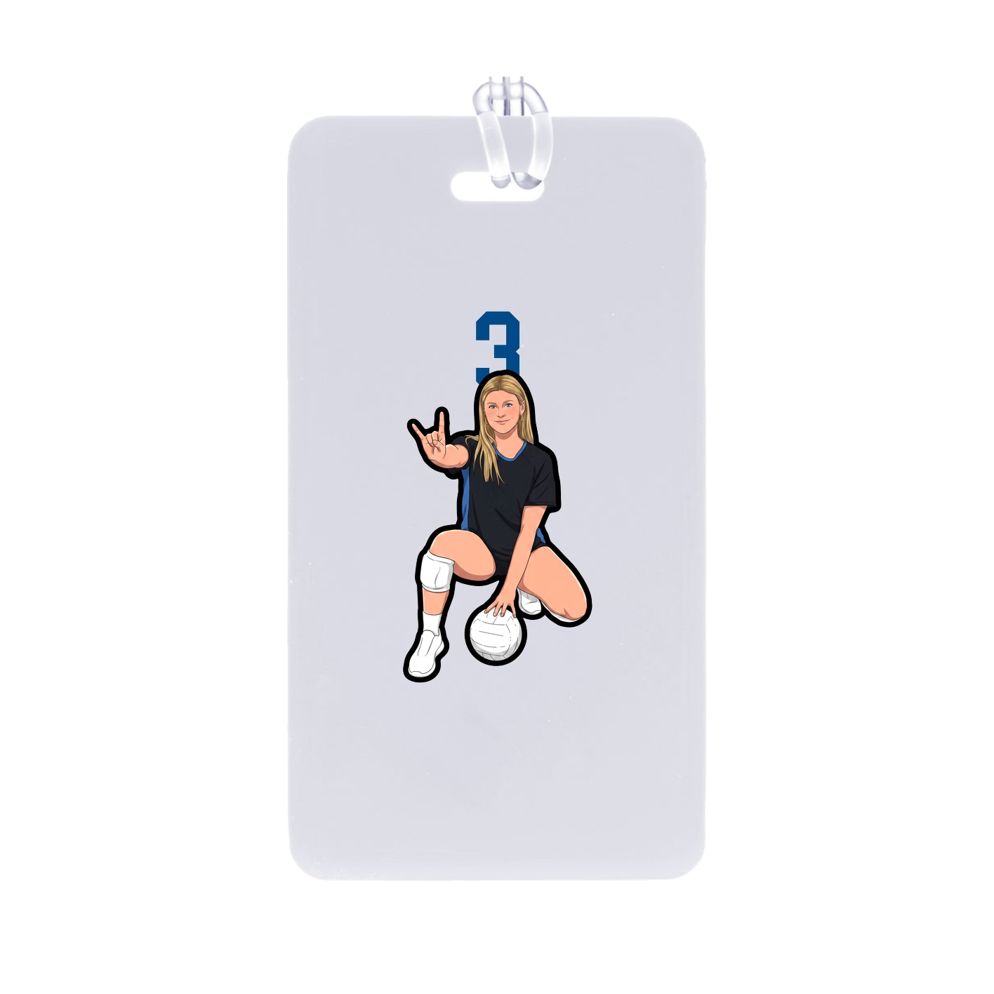 Bag Tag — Number Top in Classic