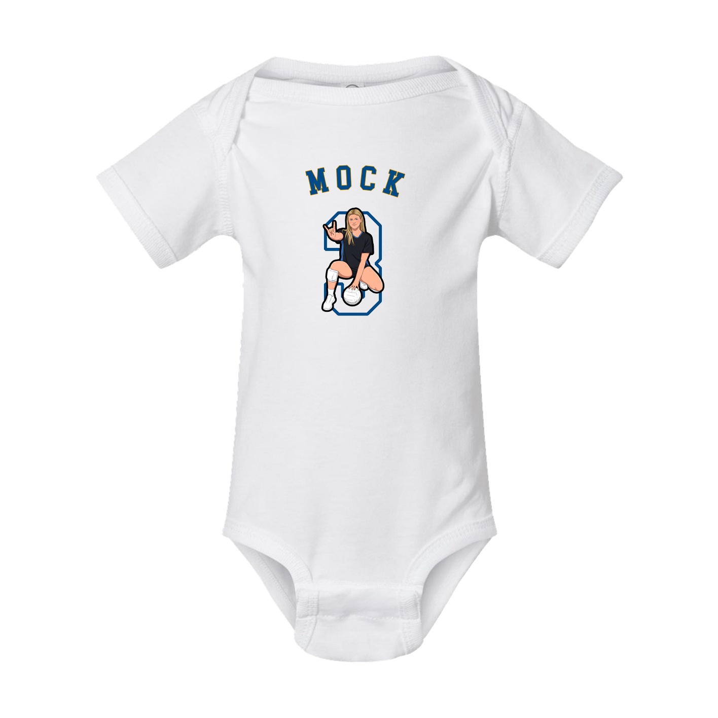 Baby Onesie — Shirsey Arch in White