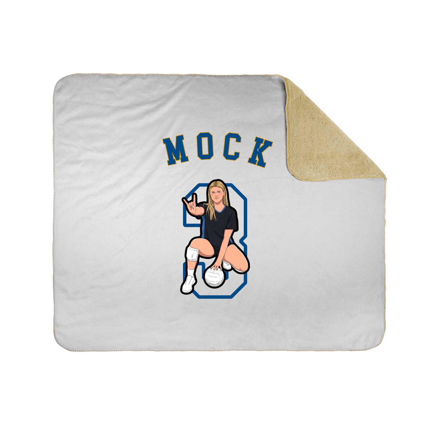 Throw Blanket — Shirsey Arch in White