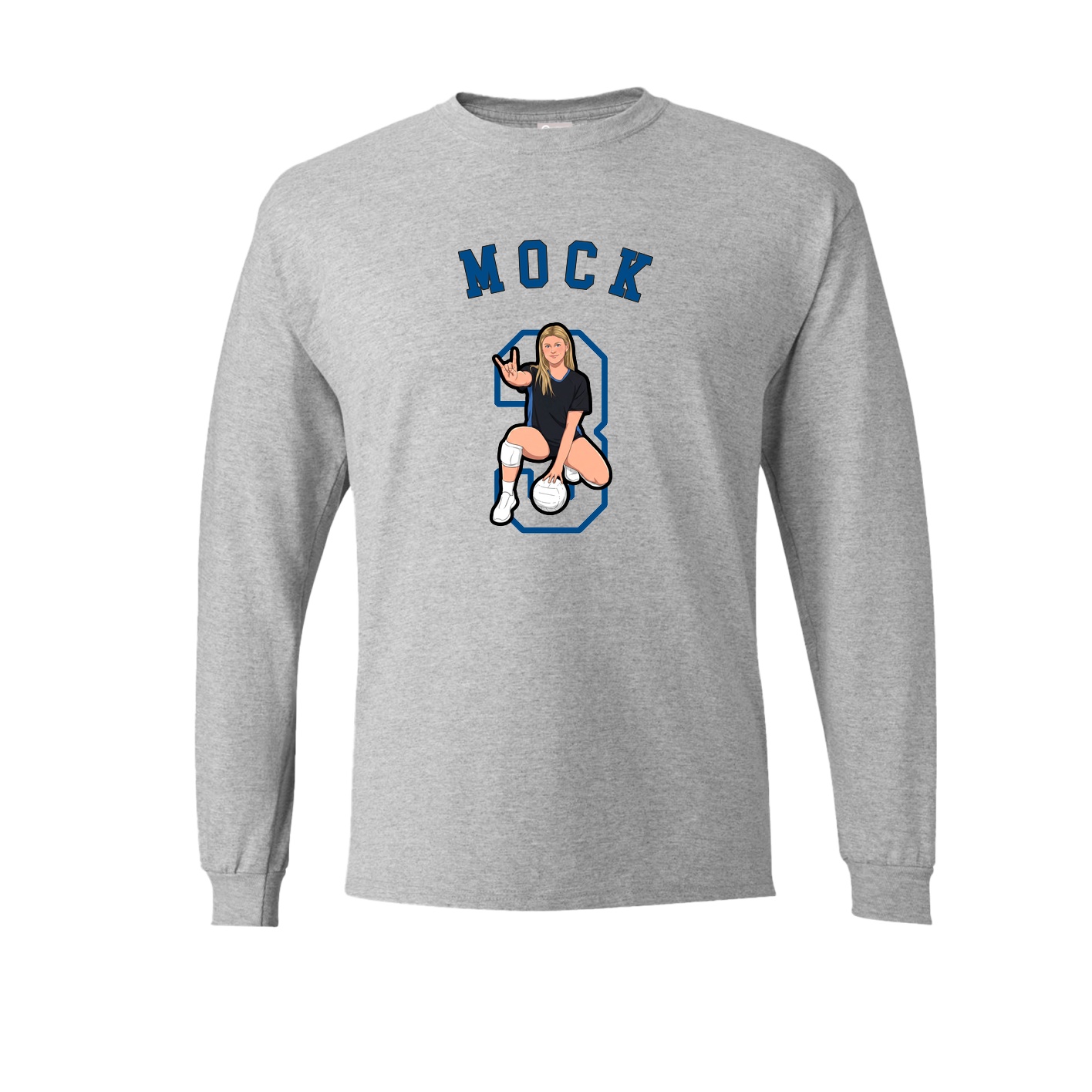 Long Sleeve Tee — Shirsey Arch in Grey