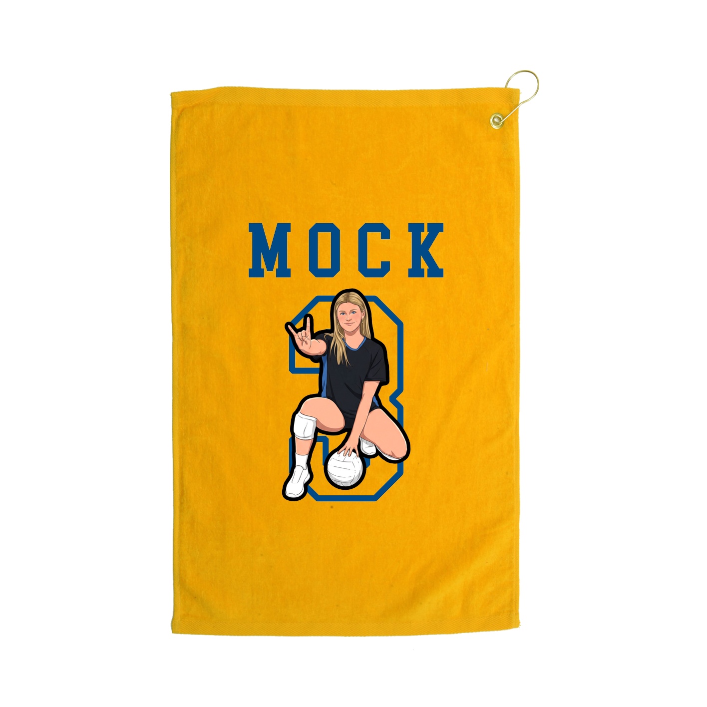 Golf Towel — Shirsey in Gold
