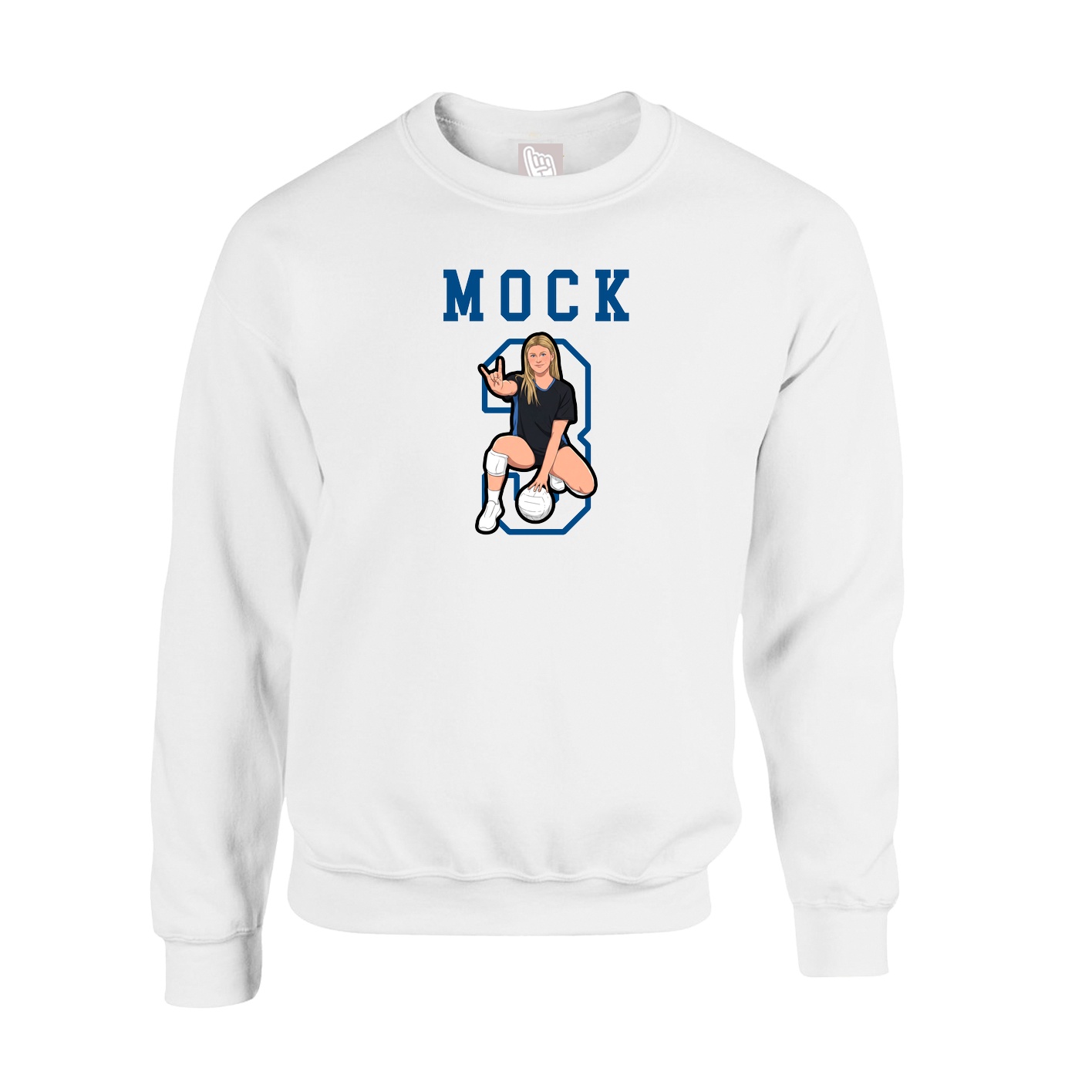 Fleece Crew — Shirsey in White