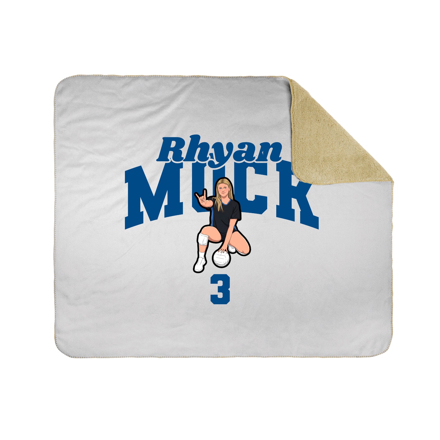 Throw Blanket — Signature Arch in White