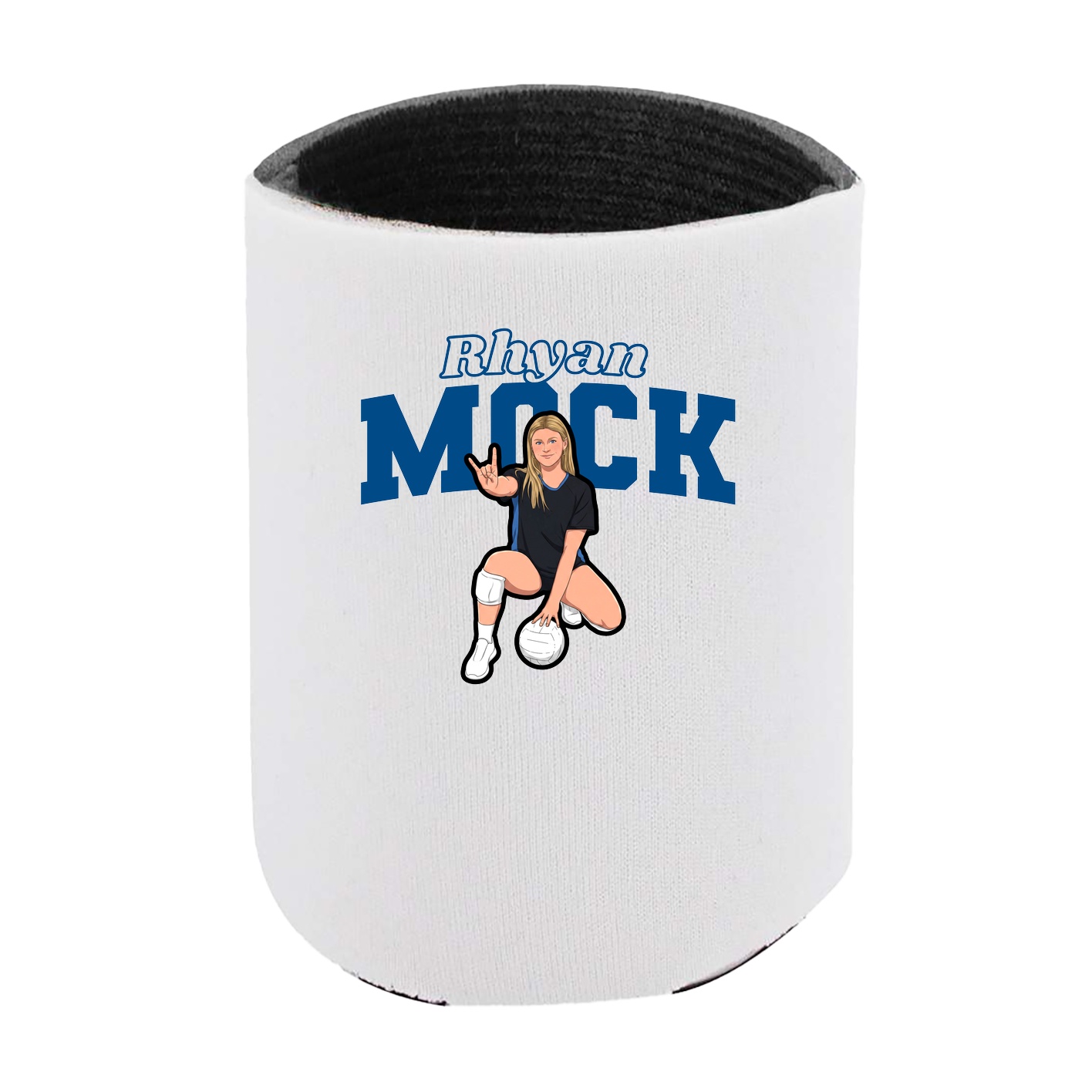 Can Holder — Name Arch in White