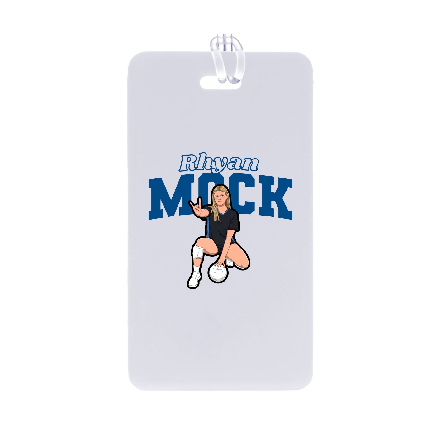Bag Tag — Name Arch in Classic
