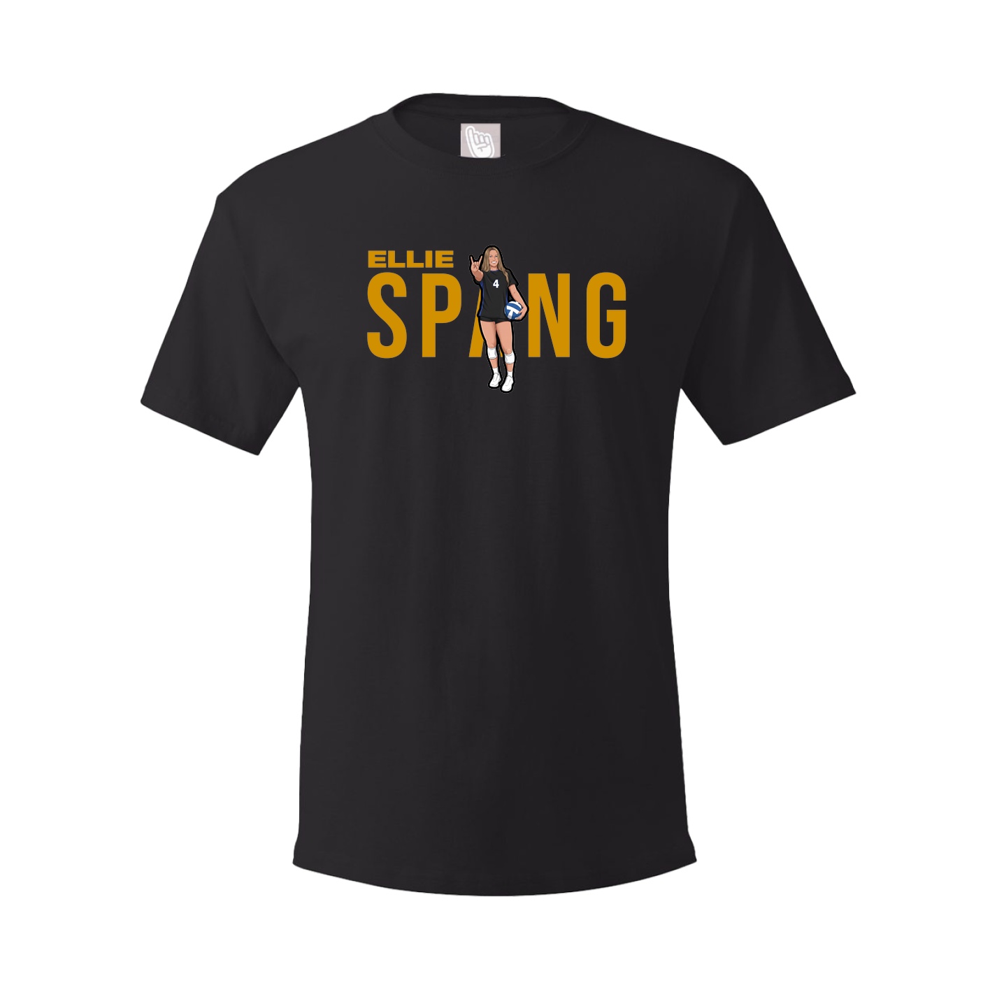 Tee — Player Name in Black
