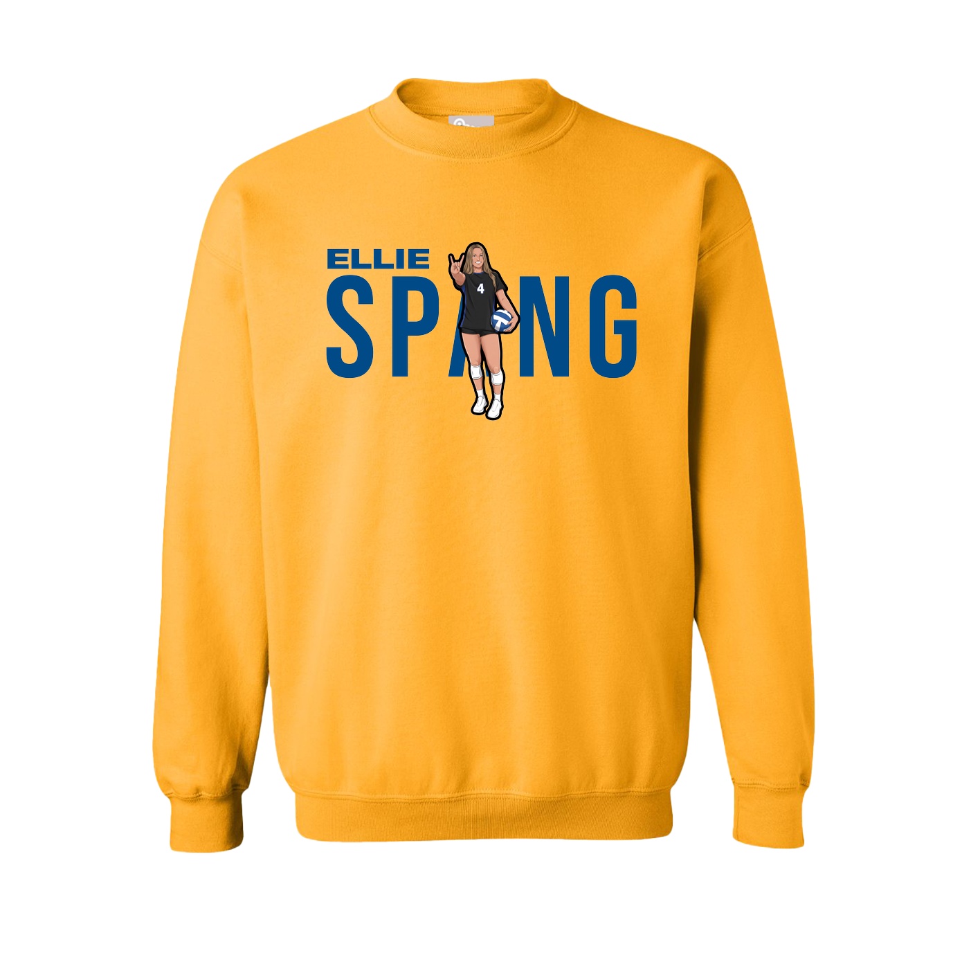 Fleece Crew — Player Name in Gold