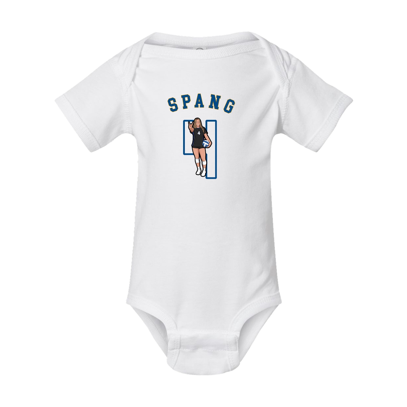Baby Onesie — Shirsey Arch in White