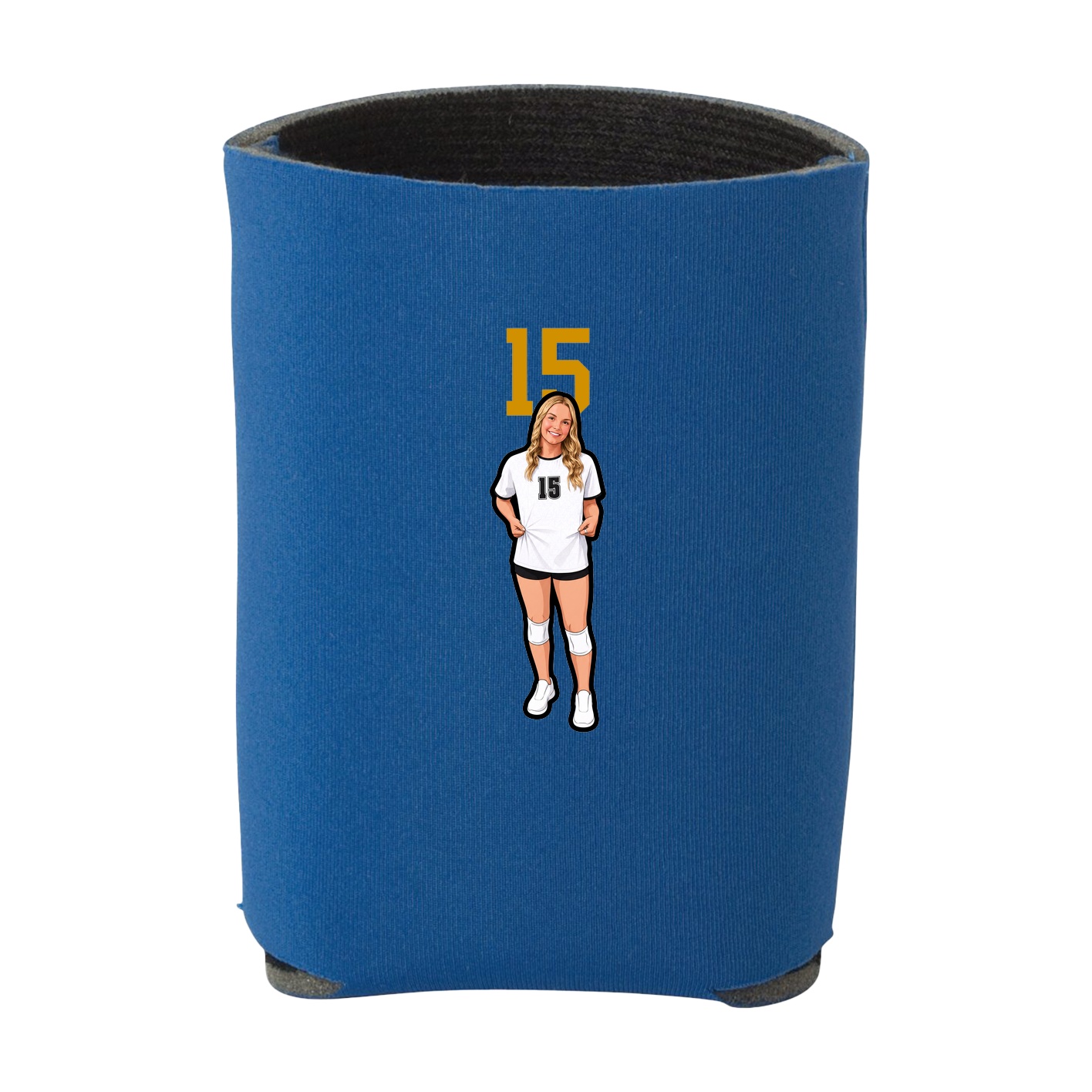 Can Holder — Number Top in Royal