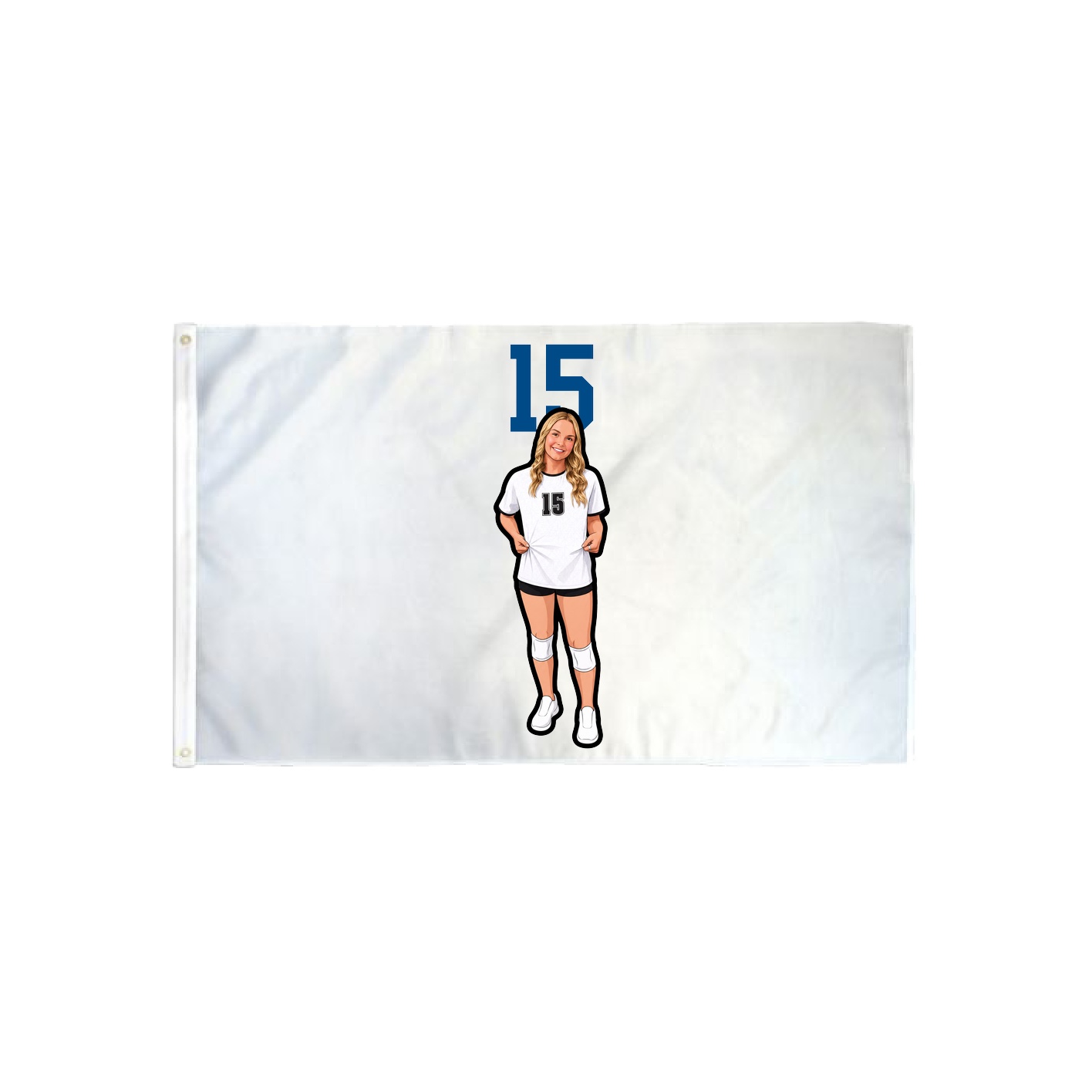 3x5 Flag — Number Top in Classic