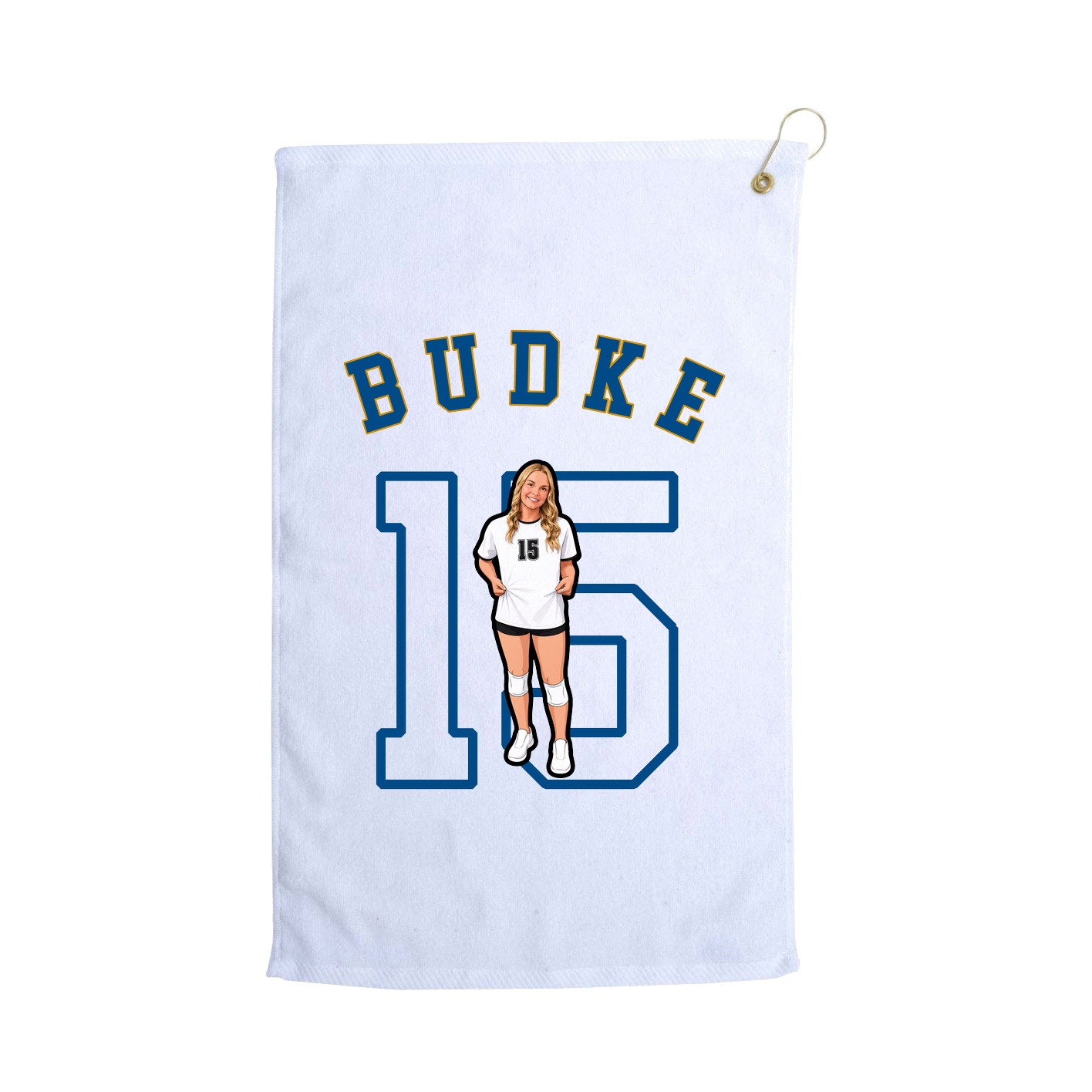 Golf Towel — Shirsey Arch in White