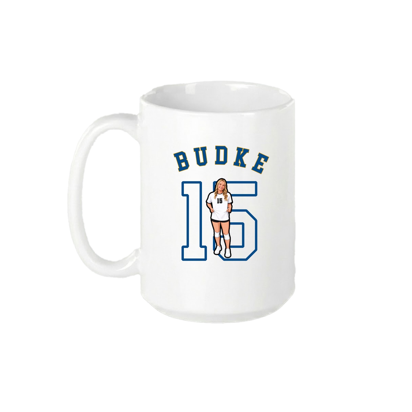 15oz Coffee Mug — Shirsey Arch in White