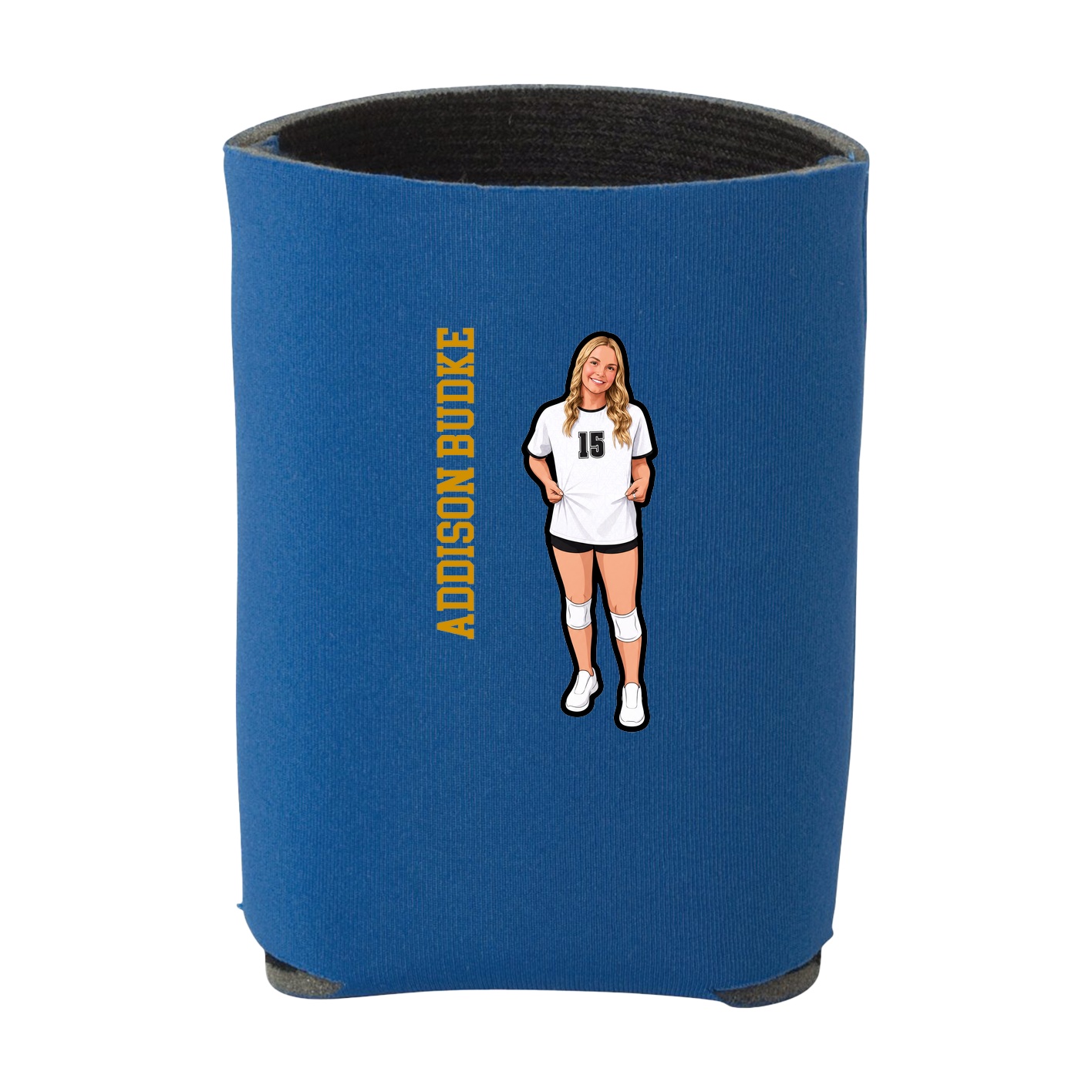 Can Holder — Name Vertical in Royal