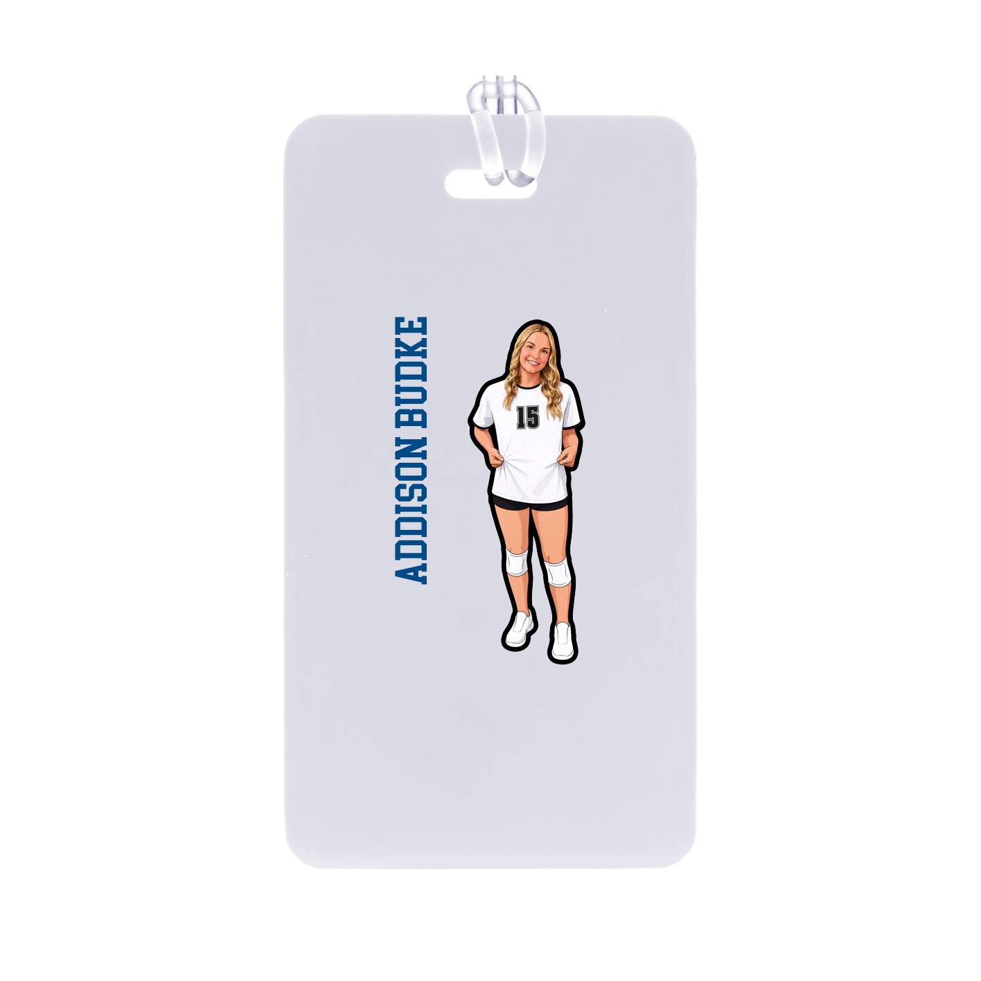 Bag Tag — Name Vertical in Classic