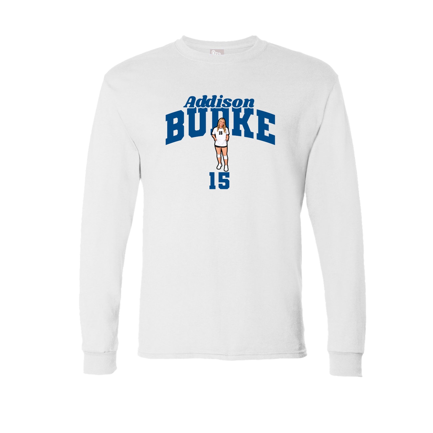 Long Sleeve Tee — Signature Arch in White