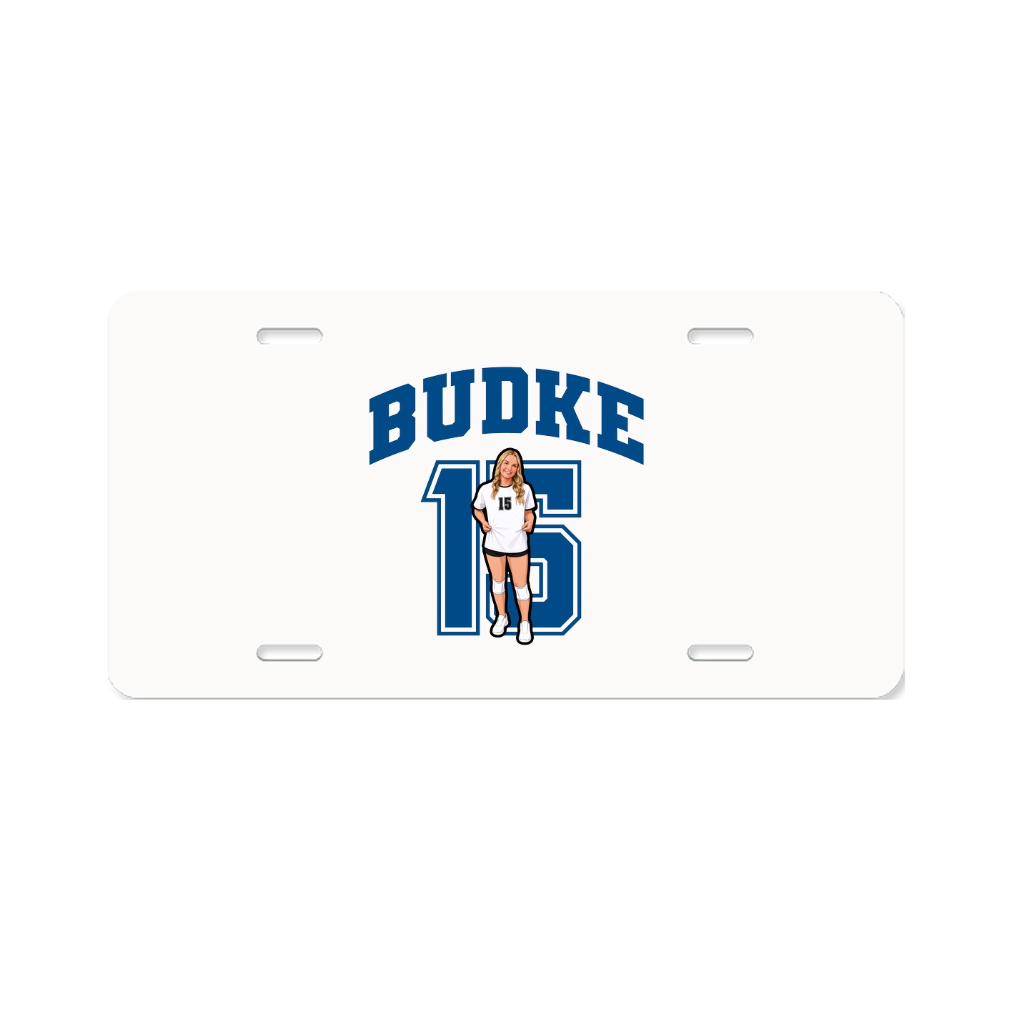 License Plate — Number in Classic